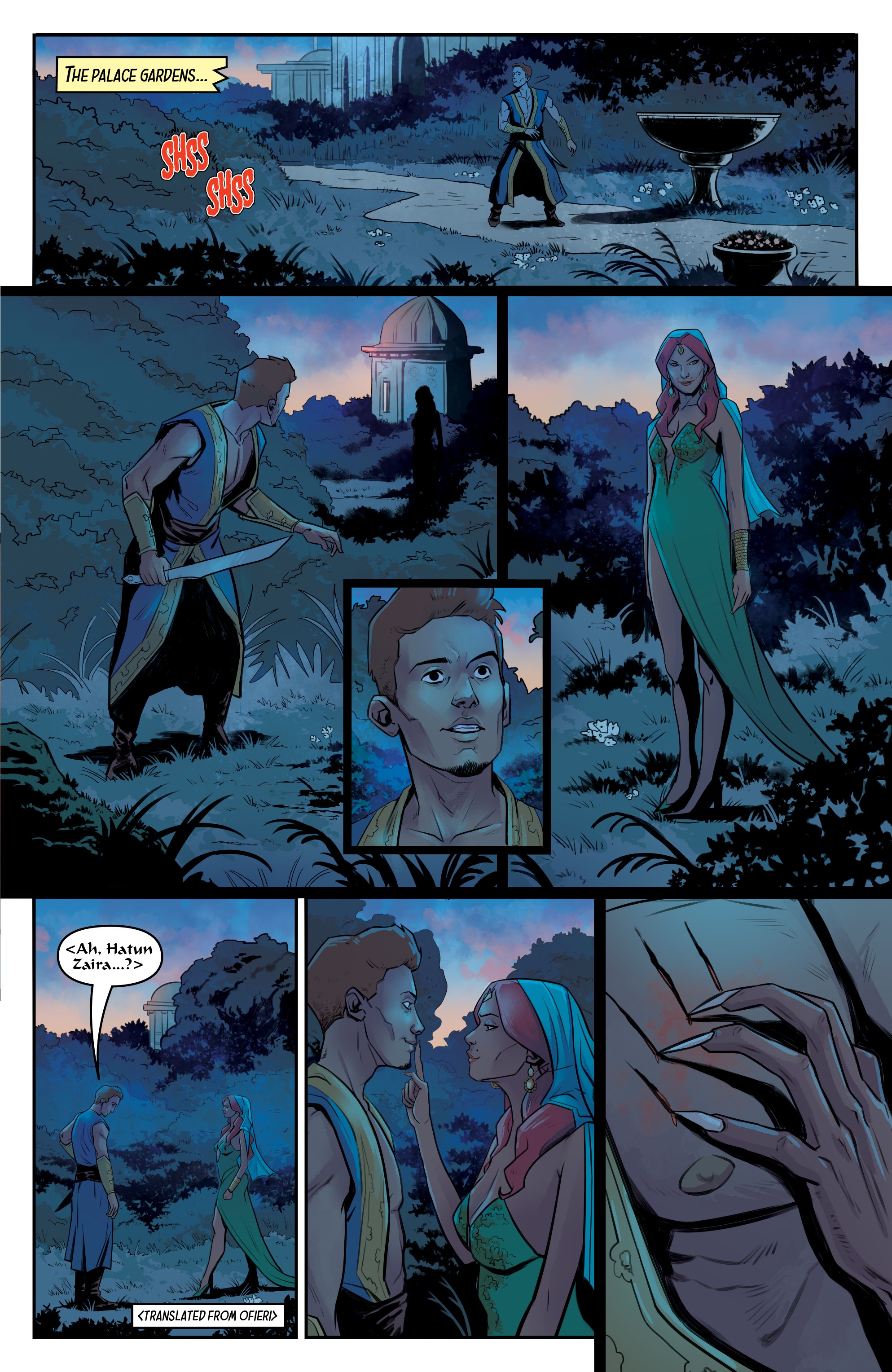 Read online The Witcher: Of Flesh and Flame comic -  Issue #3 - 17
