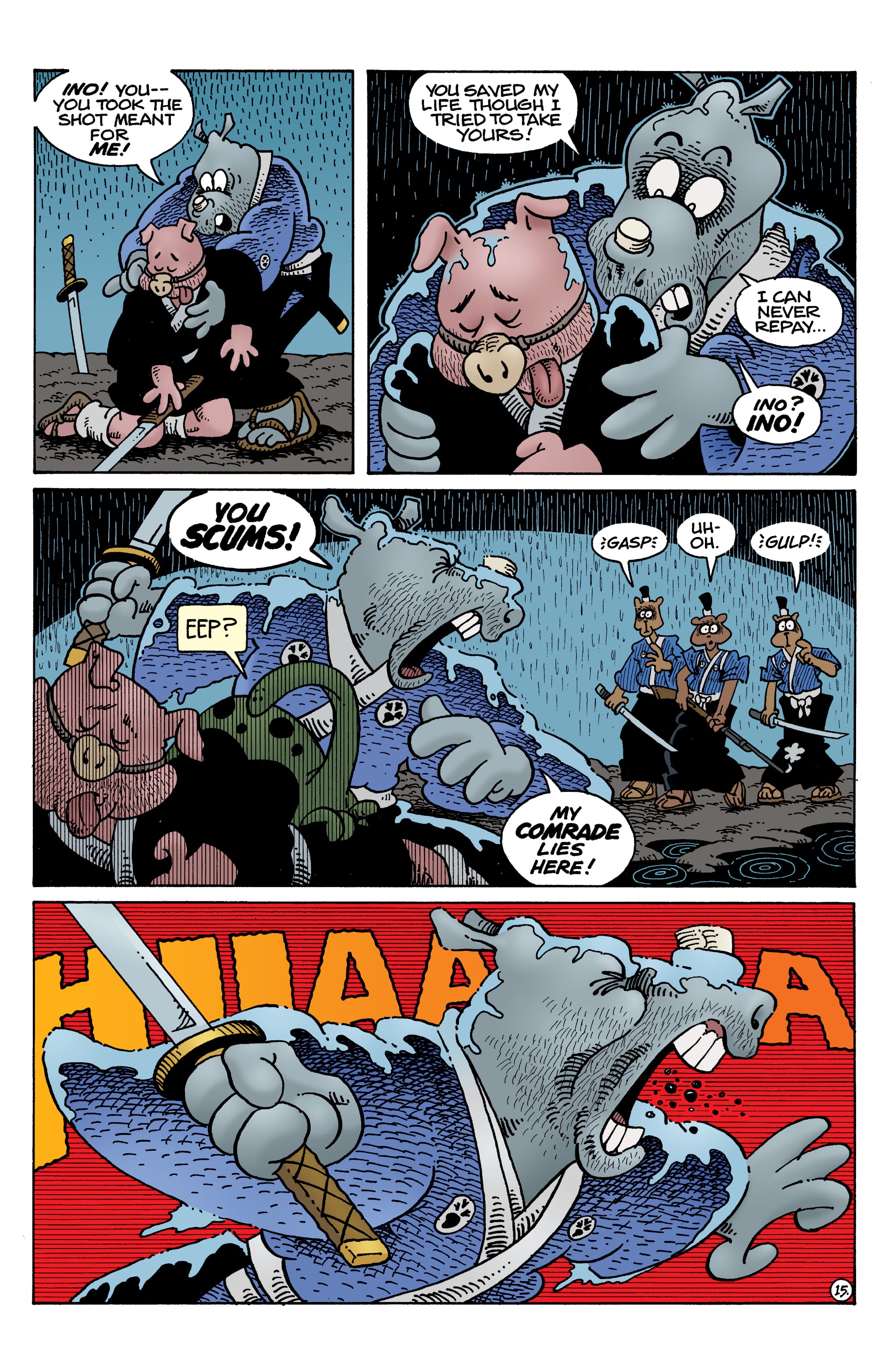 Read online Usagi Yojimbo: The Dragon Bellow Conspiracy comic -  Issue #5 - 16