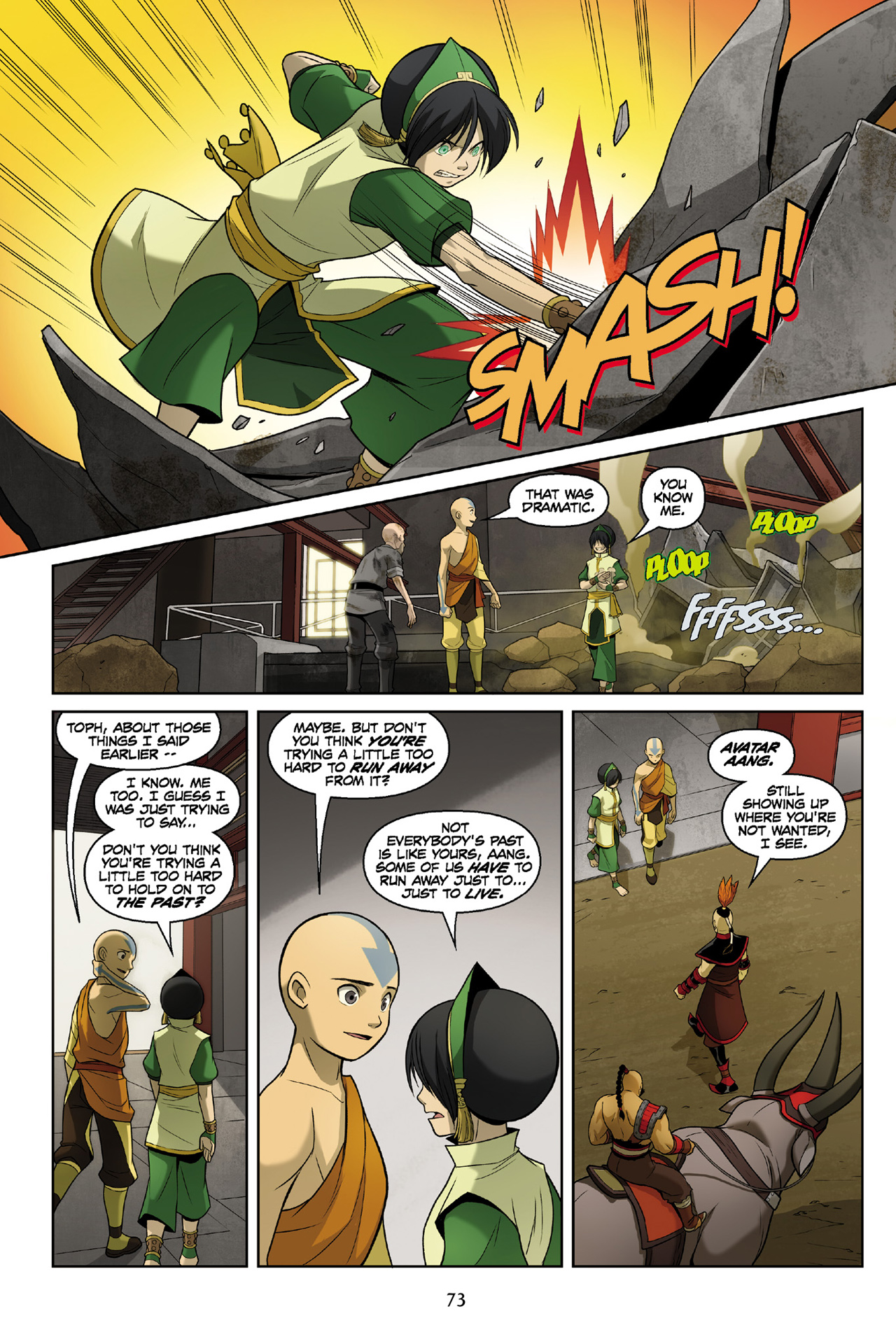 Read online Nickelodeon Avatar: The Last Airbender - The Rift comic -  Issue # Part 1 - 73