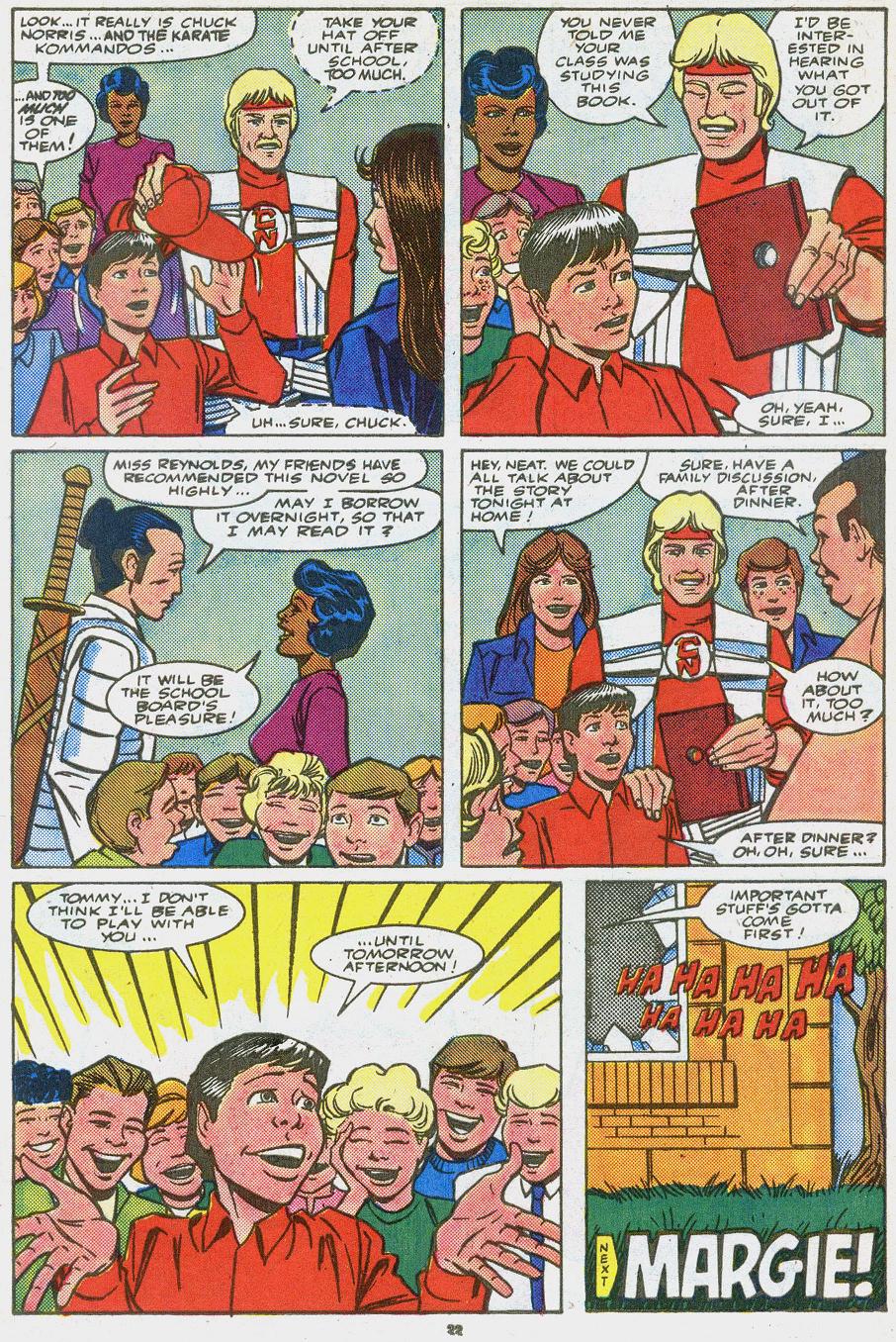 Read online Chuck Norris and the Karate Kommandos comic -  Issue #1 - 23