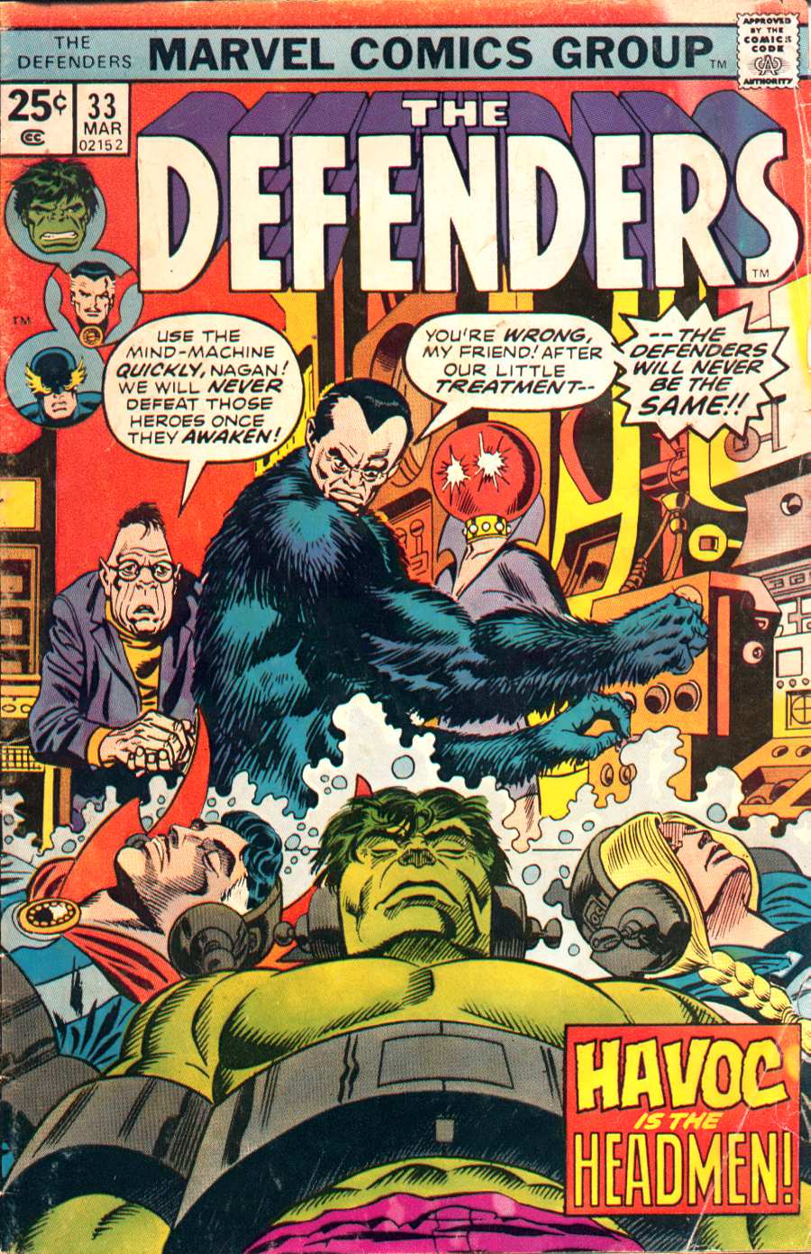 The Defenders (1972) Issue #33 #34 - English 1