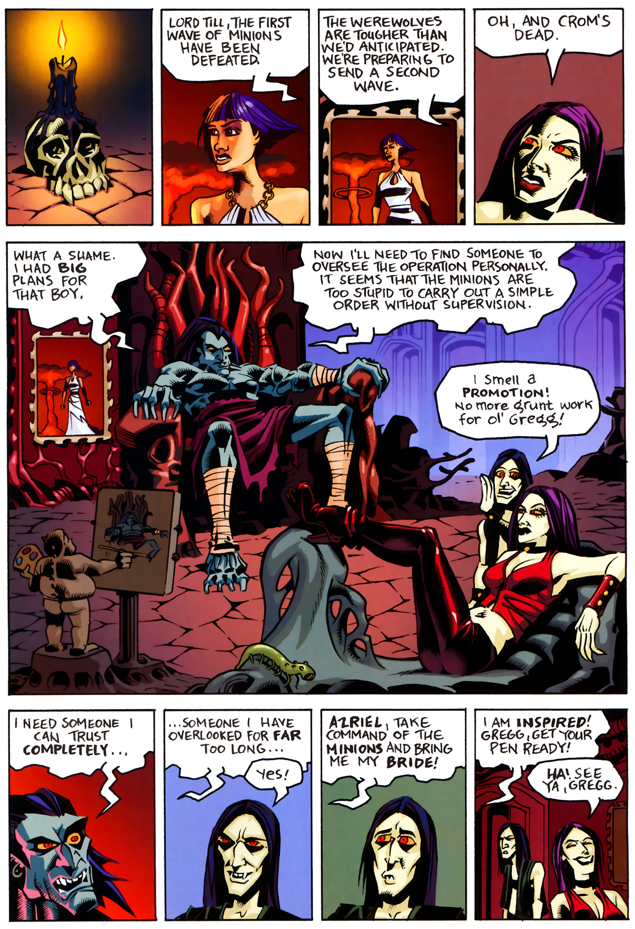 Read online Werewolves on the Moon: Versus Vampires comic -  Issue #2 - 13