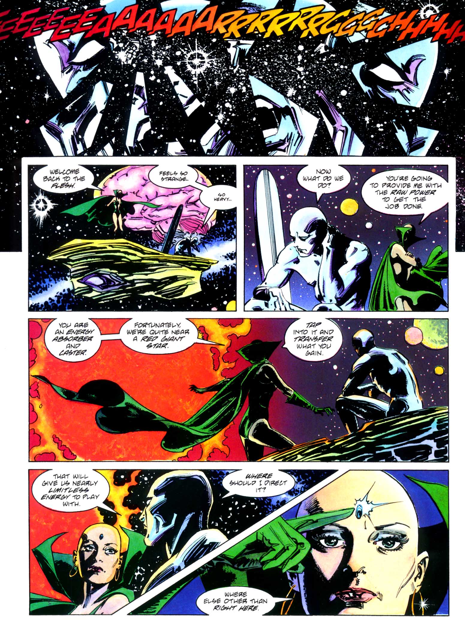 Read online Marvel Graphic Novel comic -  Issue #71 - Silver Surfer - Homecoming - 48