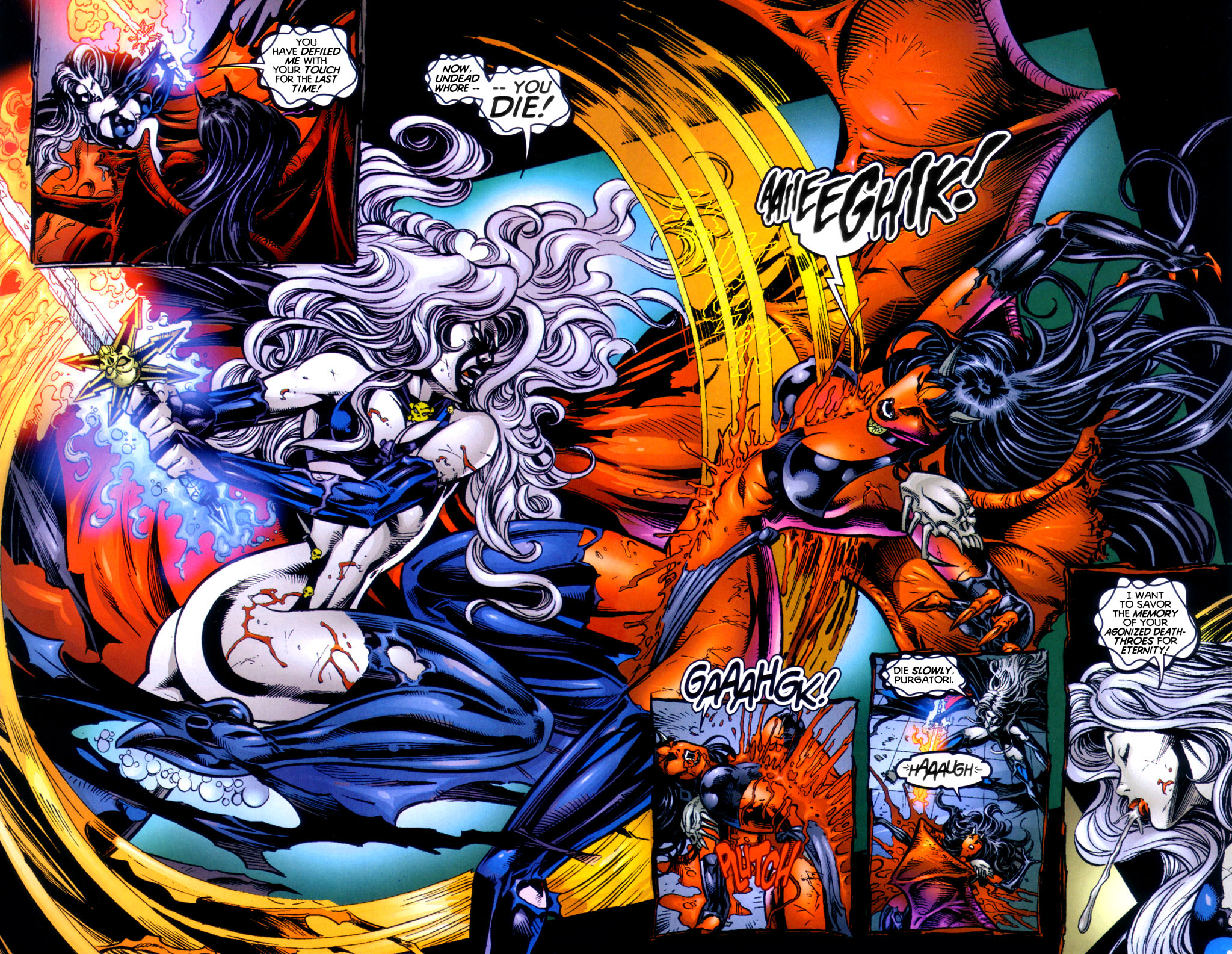 Read online Lady Death vs. Purgatori comic -  Issue # Full - 14