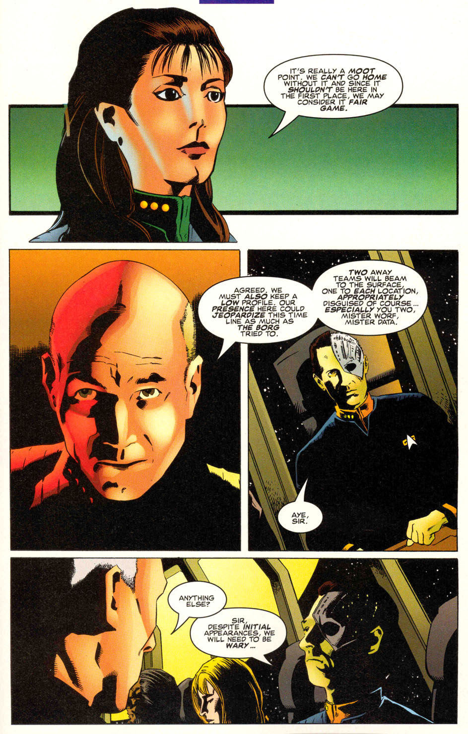 Read online Star Trek: The Next Generation/X-Men: Second Contact comic -  Issue # Full - 8