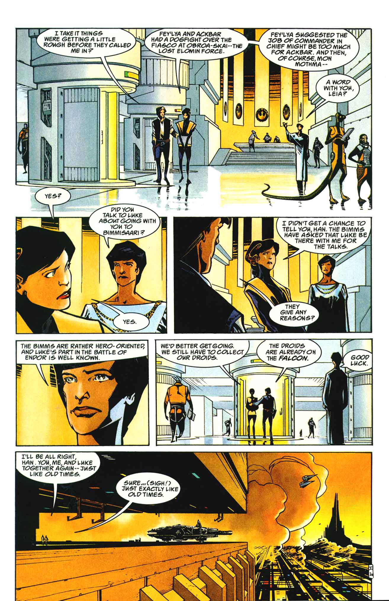 Read online Star Wars: Heir to the Empire comic -  Issue #1 - 24