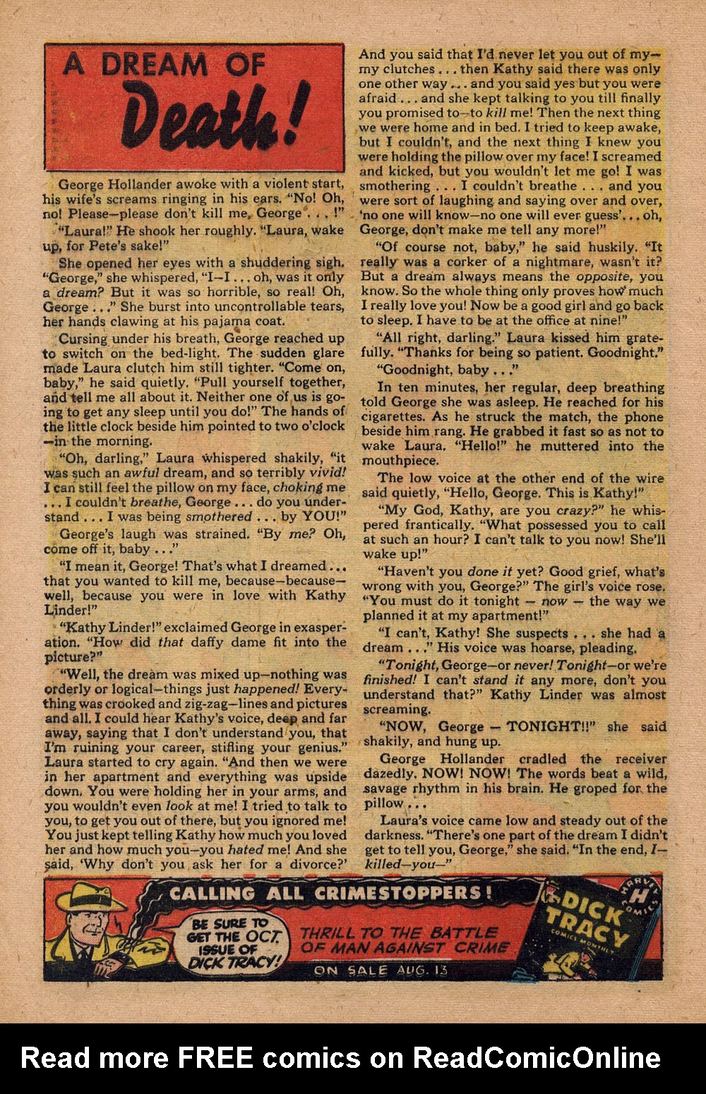 Read online Dick Tracy comic -  Issue #55 - 28