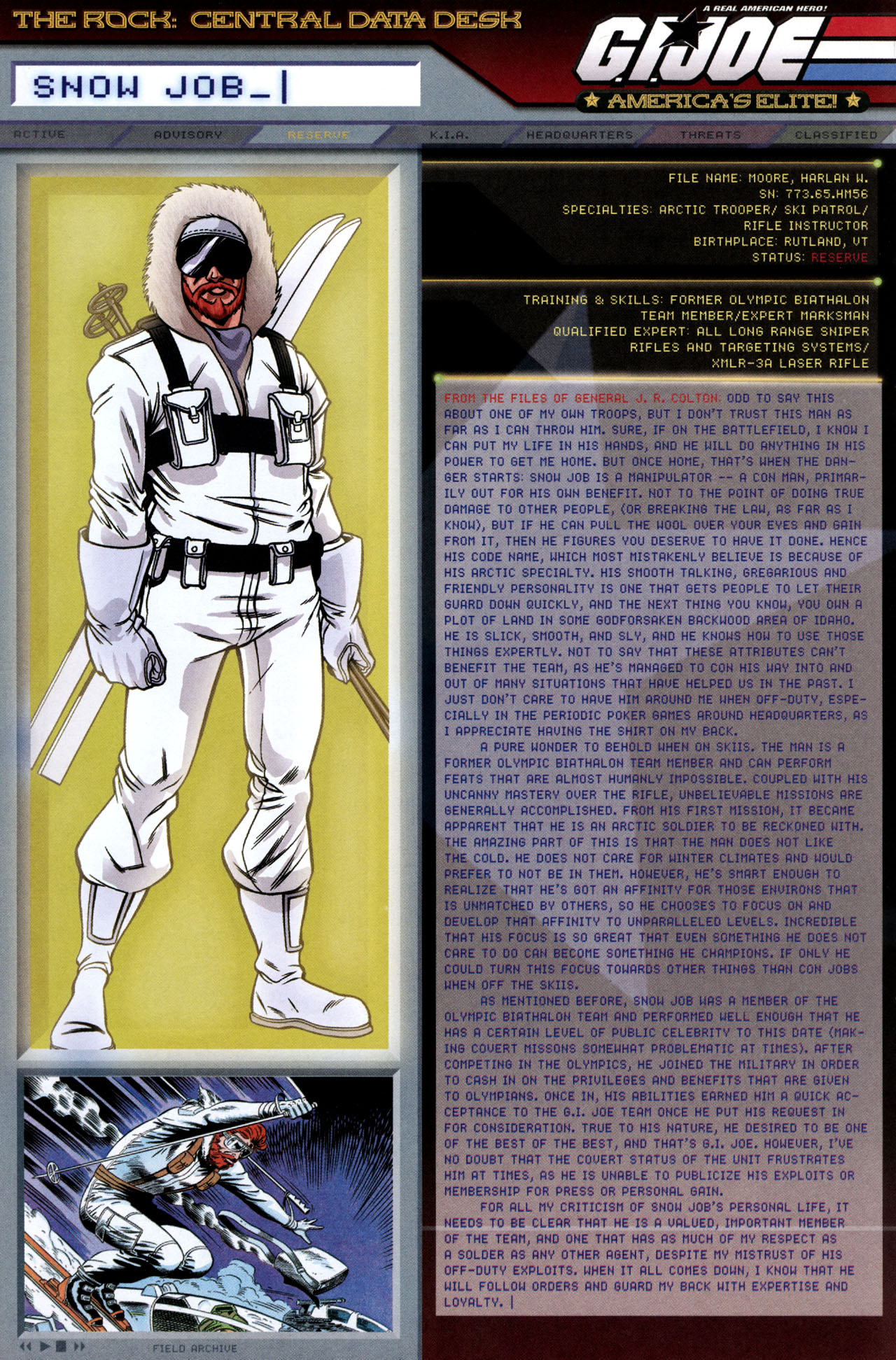 Read online G.I. Joe: Data Desk Handbook comic -  Issue #3 - 16