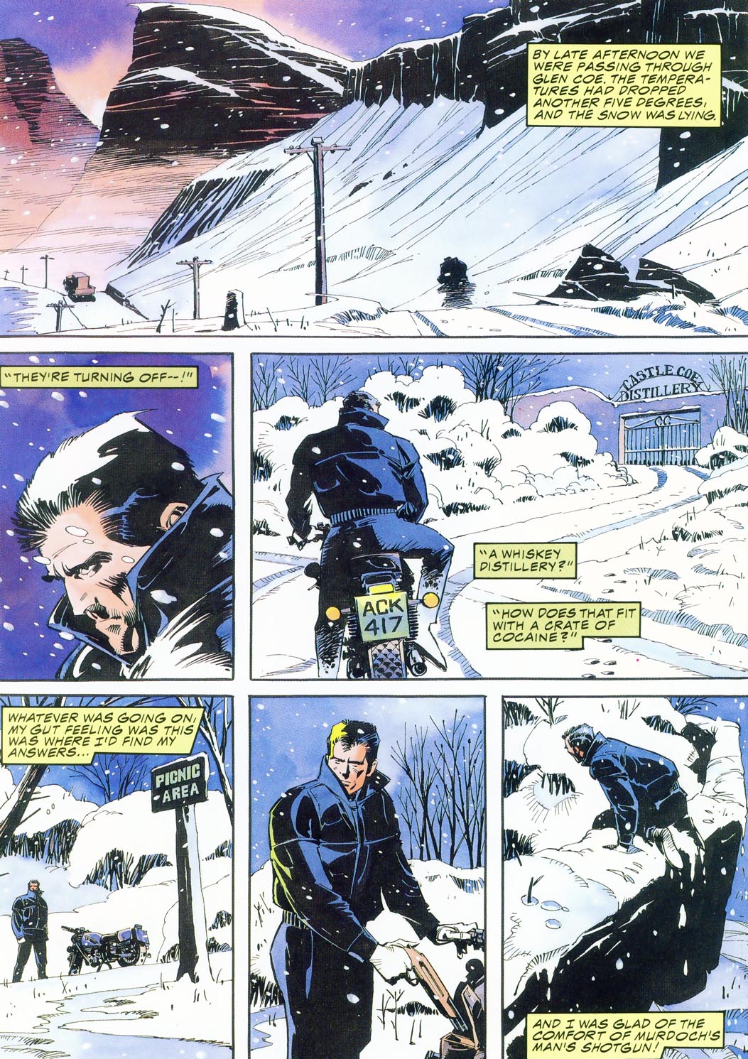 Read online The Punisher Blood on the Moors comic -  Issue # TPB - 37