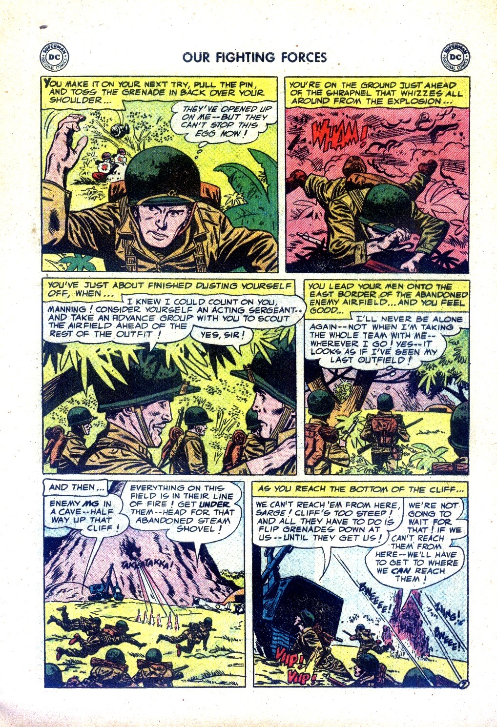 Read online Our Fighting Forces comic -  Issue #7 - 9