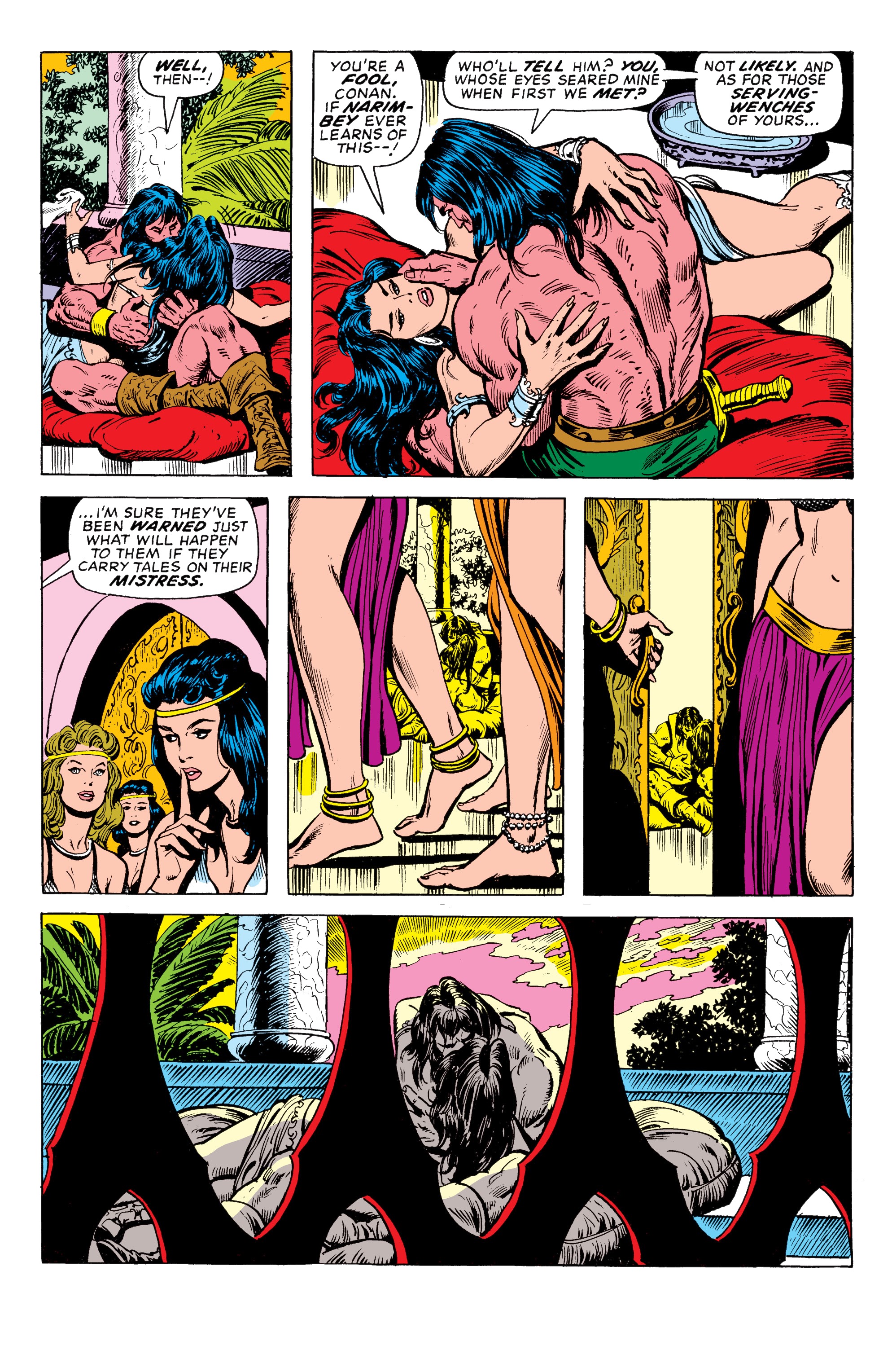 Read online Conan The Barbarian Epic Collection: The Original Marvel Years - The Curse Of The Golden Skull comic -  Issue # TPB (Part 2) - 93