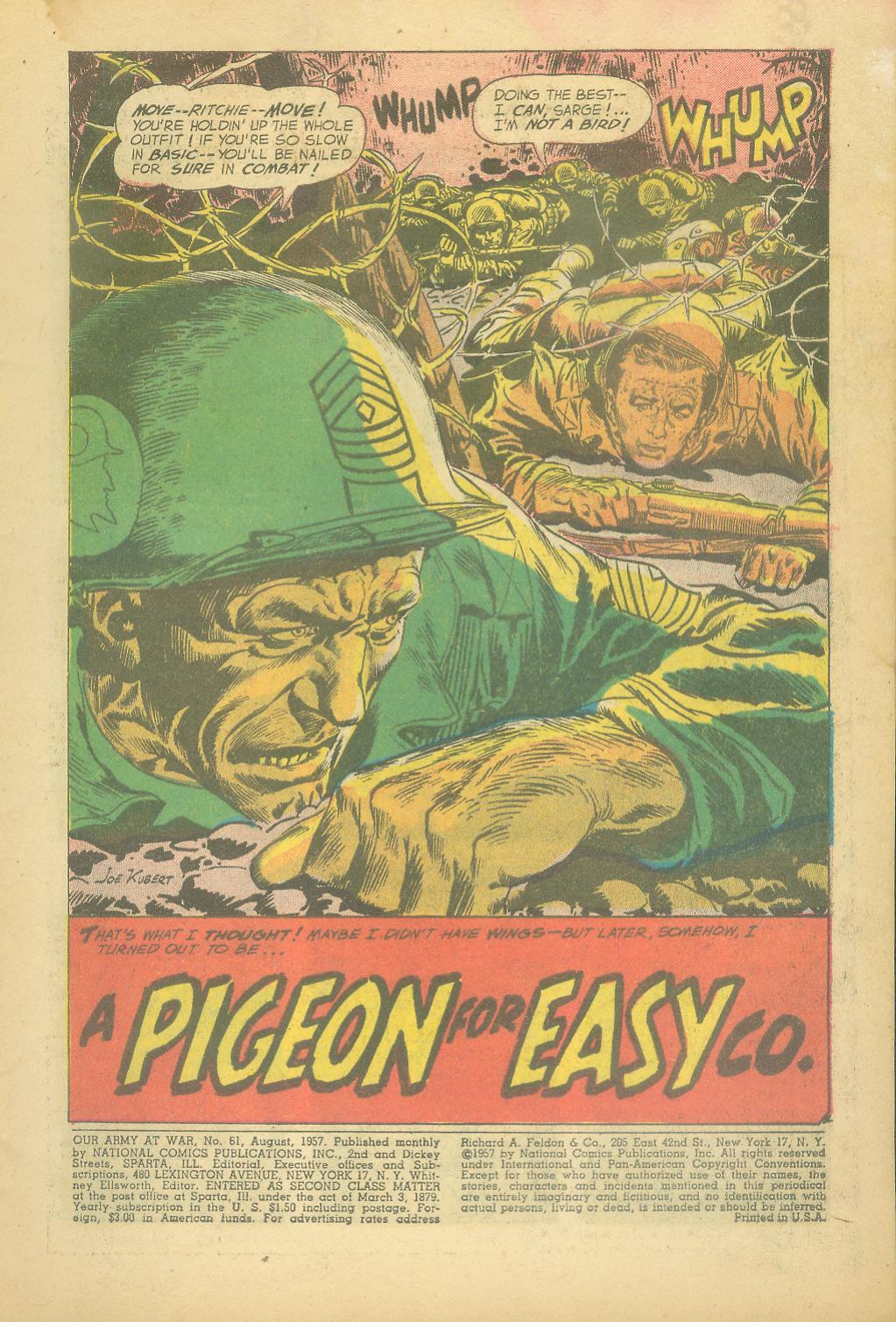 Read online Our Army at War (1952) comic -  Issue #61 - 3