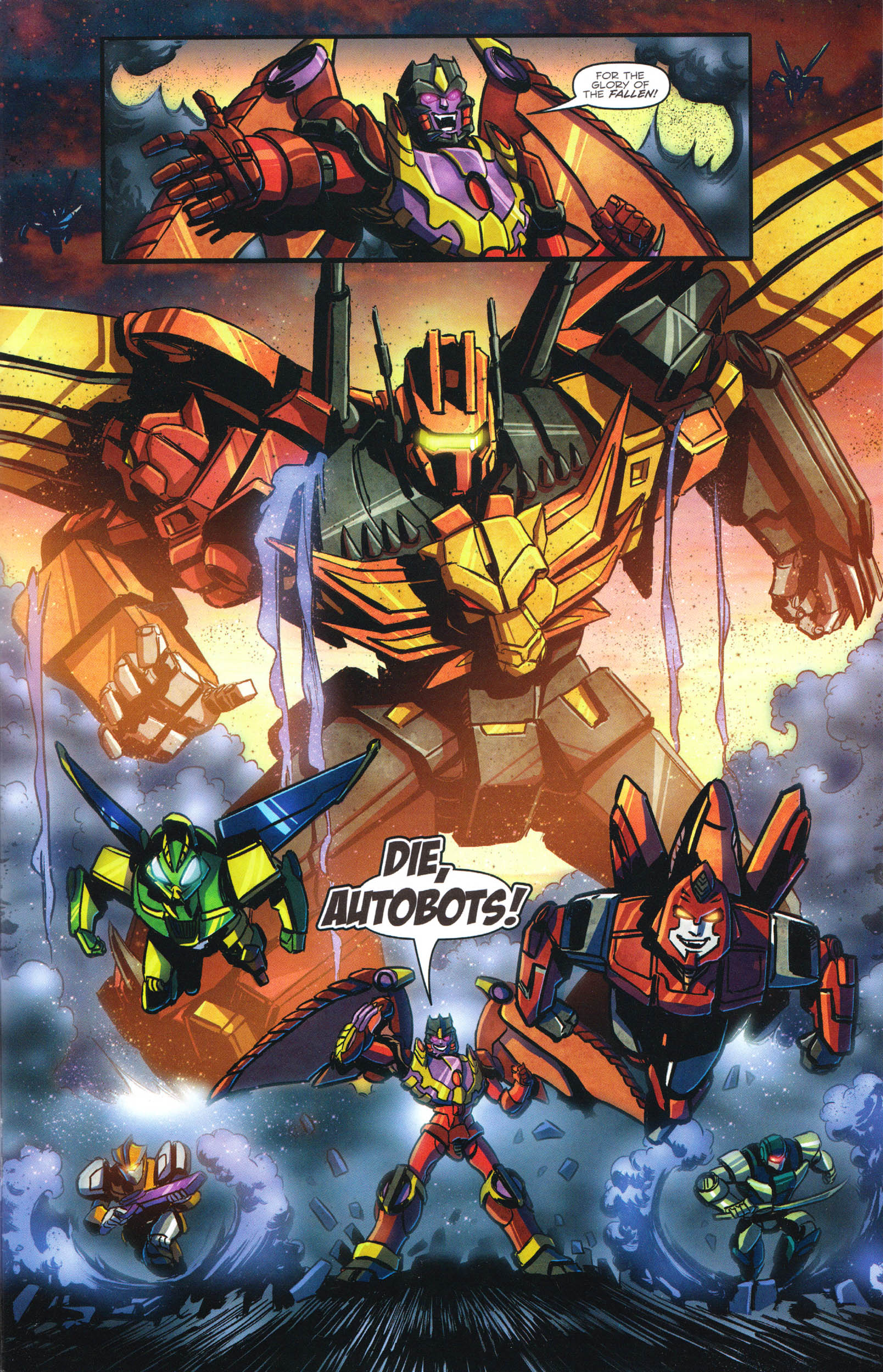 Read online Transformers: Dawn of the Predacus comic -  Issue # Full - 10