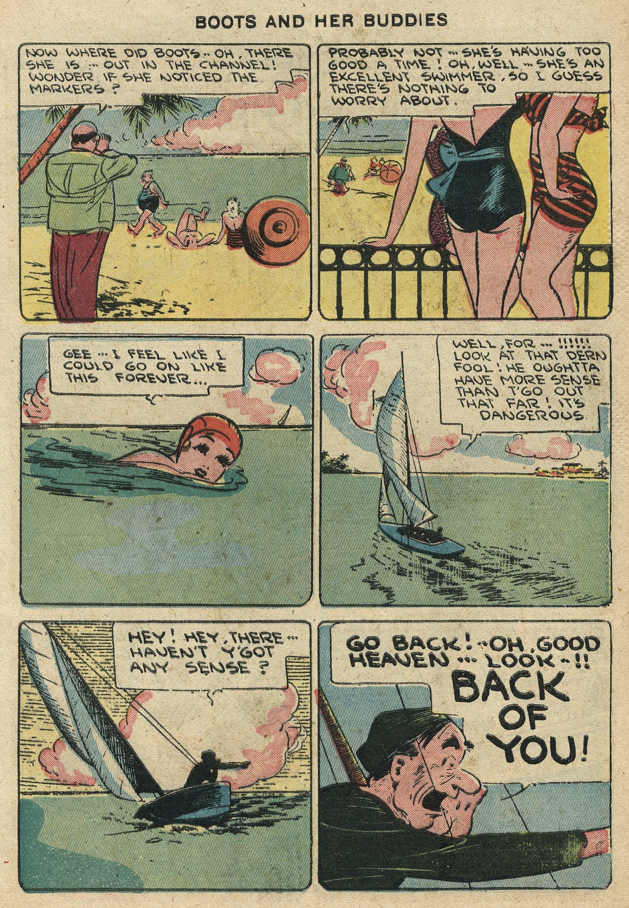 Read online Boots and Her Buddies (1948) comic -  Issue #6 - 9