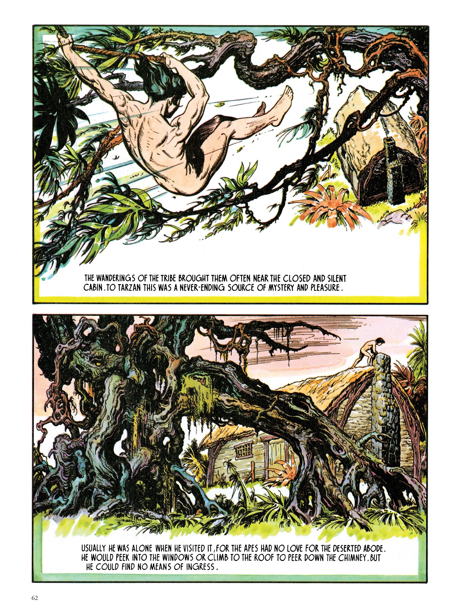 Read online Edgar Rice Burroughs' Tarzan: Burne Hogarth's Lord of the Jungle comic -  Issue # TPB - 64