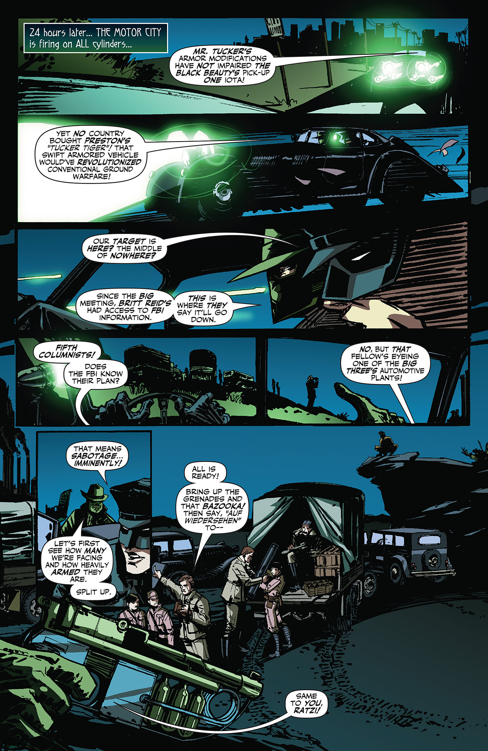 Read online The Shadow/Green Hornet: Dark Nights comic -  Issue #2 - 9