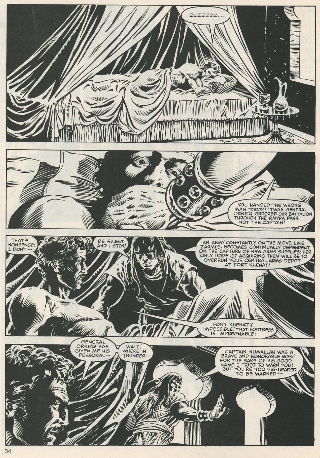 Read online The Savage Sword Of Conan comic -  Issue #112 - 35
