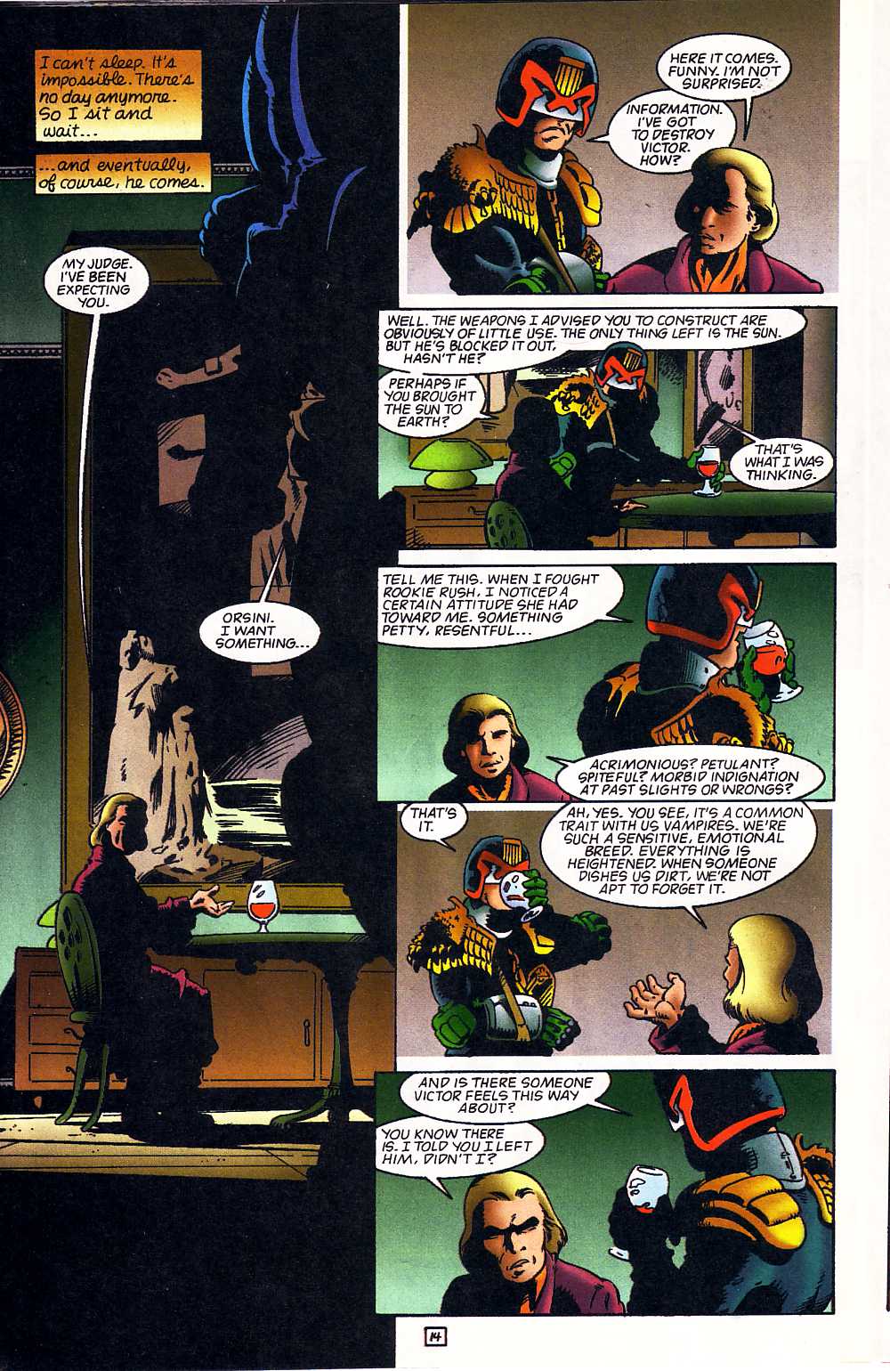Read online Judge Dredd: Legends of the Law comic -  Issue #13 - 14