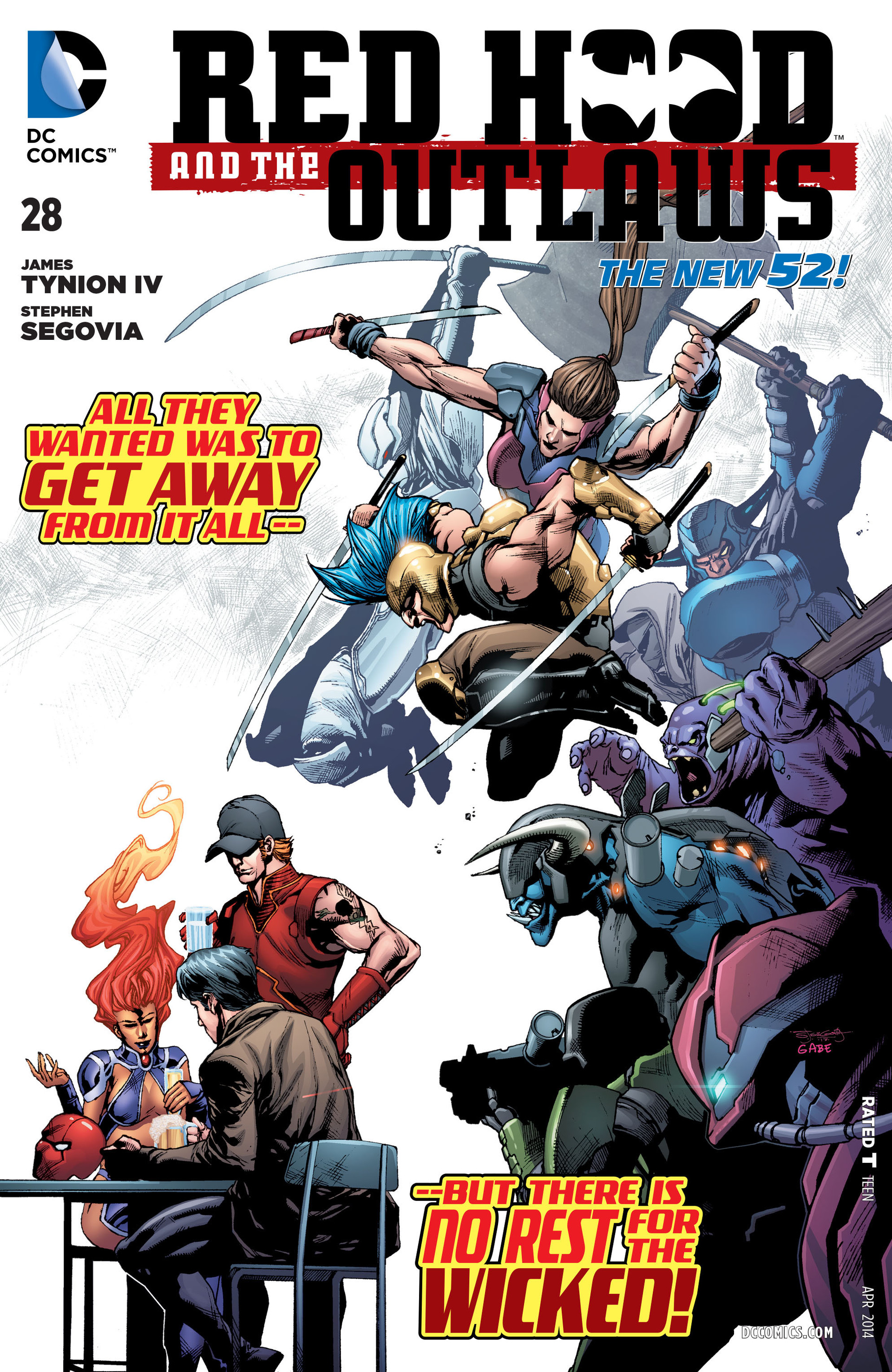 Read online Red Hood And The Outlaws (2011) comic -  Issue #28 - 1