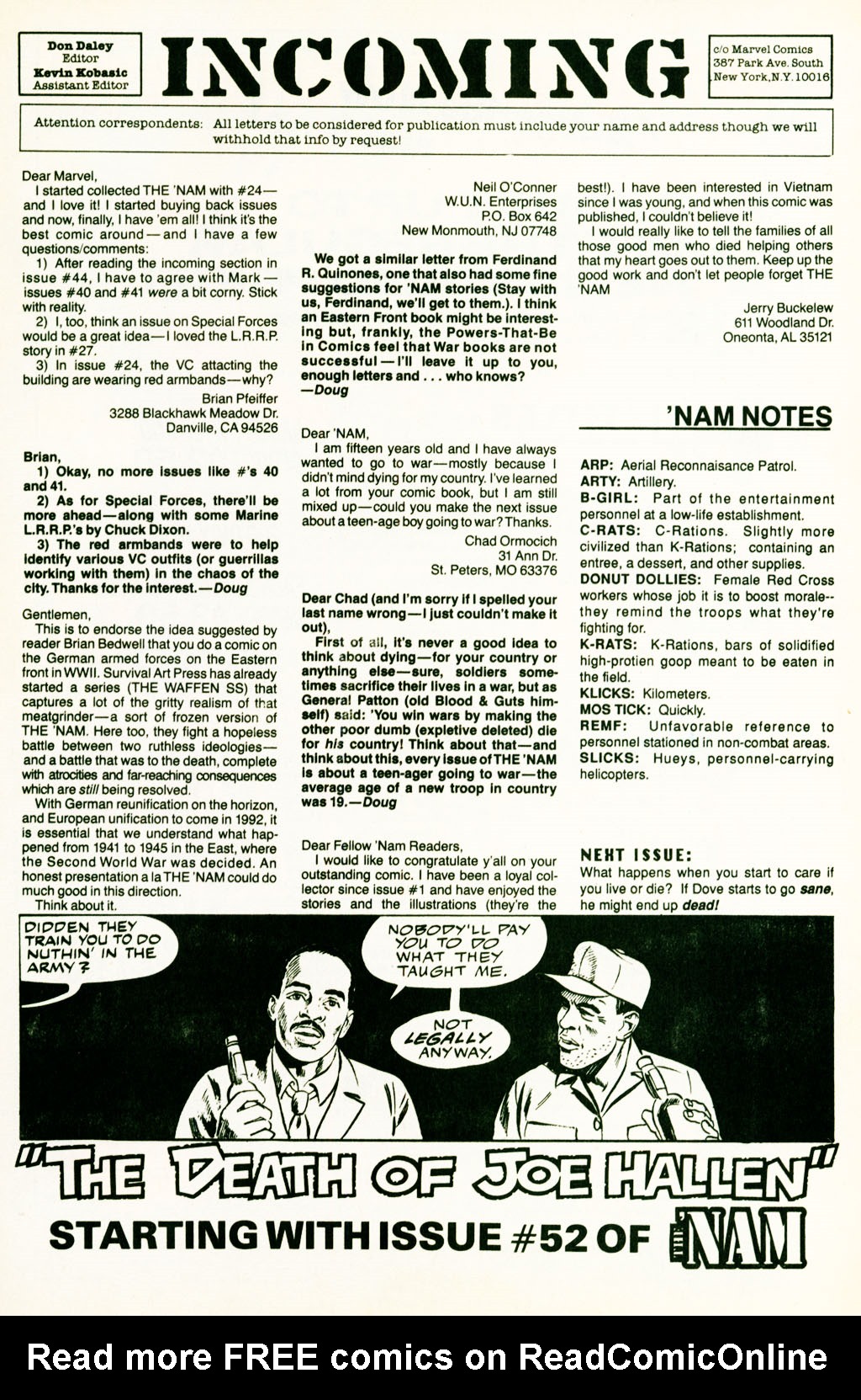 Read online The 'Nam comic -  Issue #49 - 24