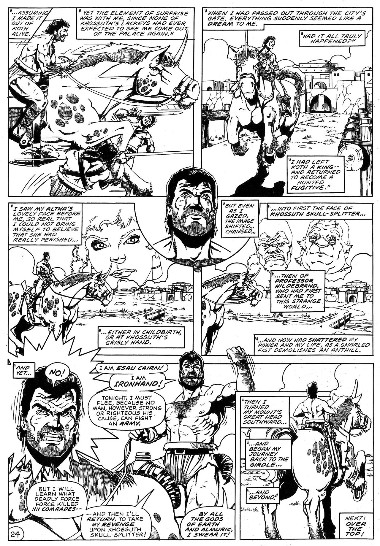 Read online Ironhand of Almuric comic -  Issue #1 - 25