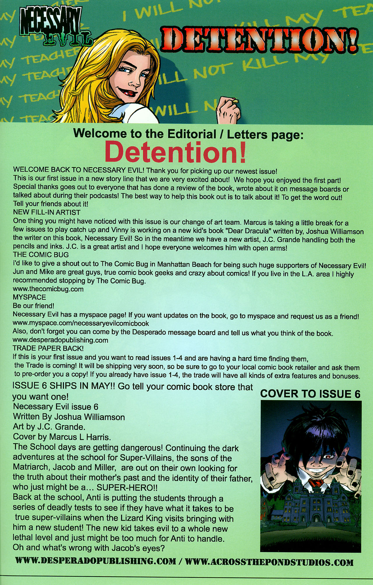 Read online Necessary Evil comic -  Issue #5 - 26