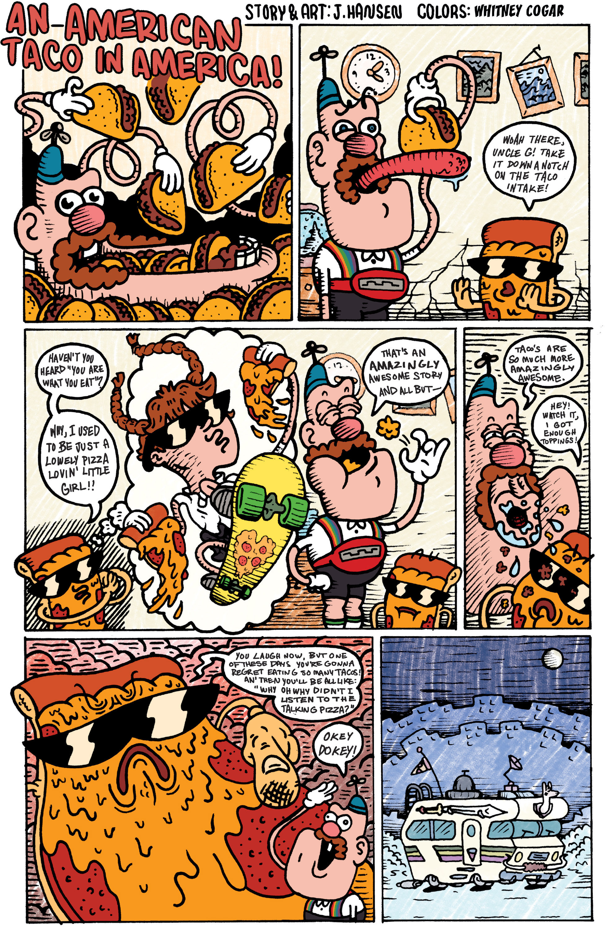 Read online Uncle Grandpa: Pizza Steve Special comic -  Issue # Full - 31