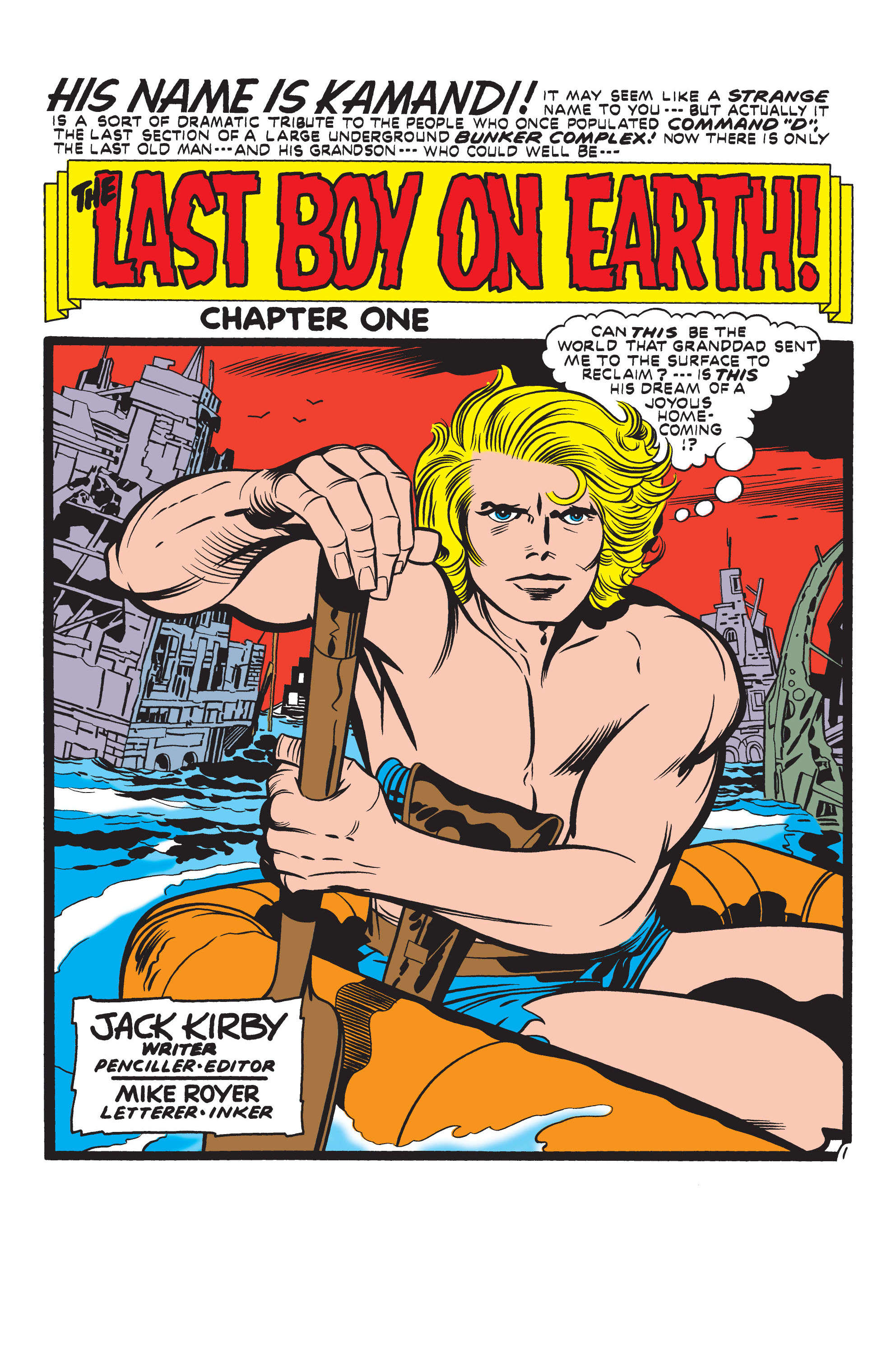 Read online Kamandi, The Last Boy On Earth comic -  Issue #1 - 2