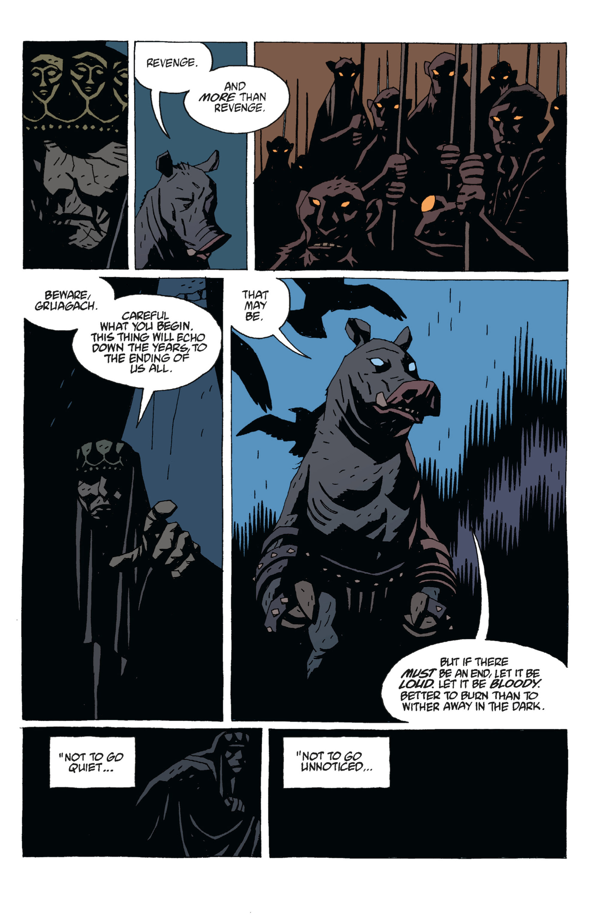 Read online Hellboy comic -  Issue #6 - 131