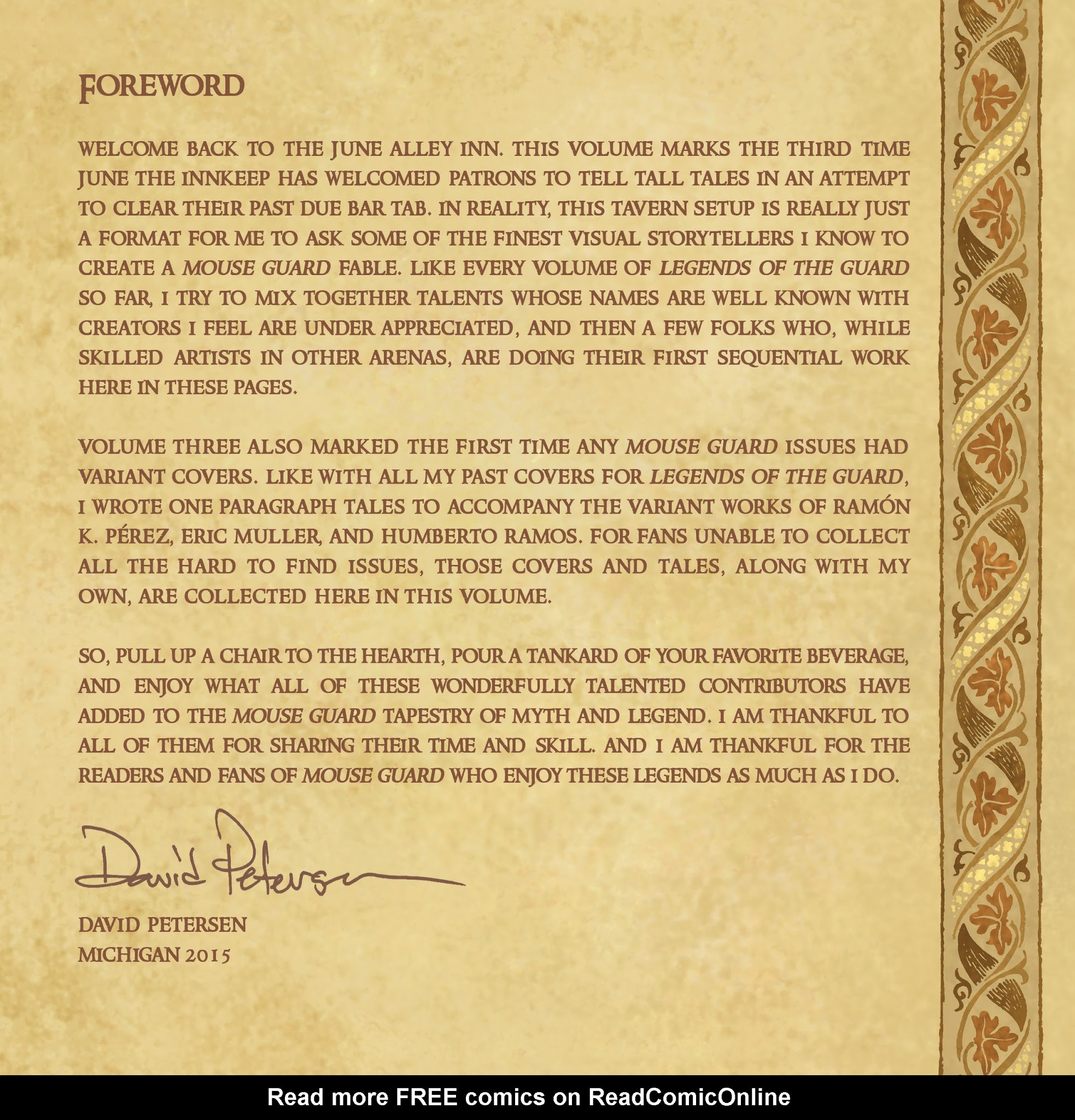 Read online Mouse Guard: Legends of the Guard Volume Three comic -  Issue # TPB - 8