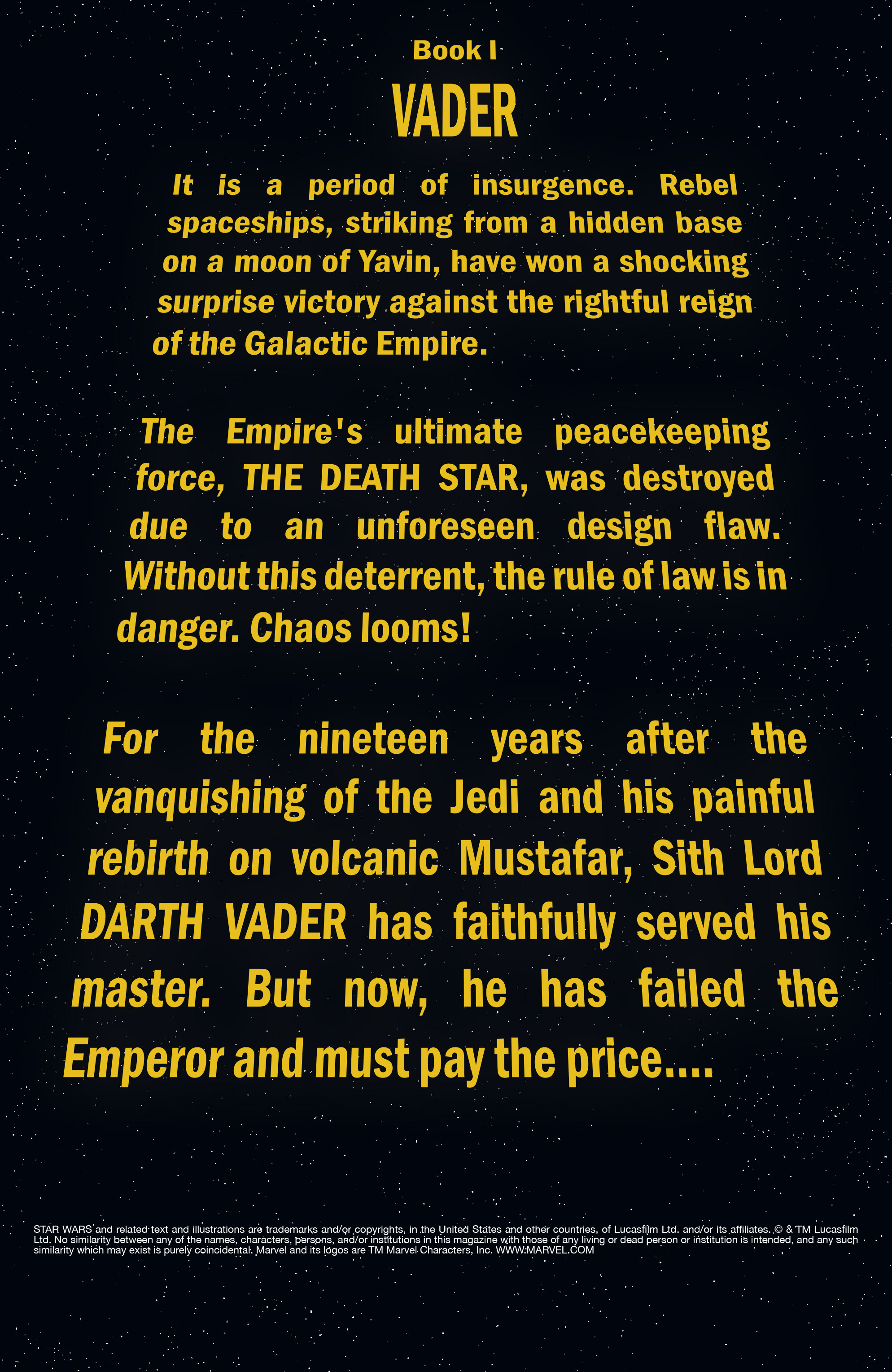 Read online Darth Vader comic -  Issue #1 - 4