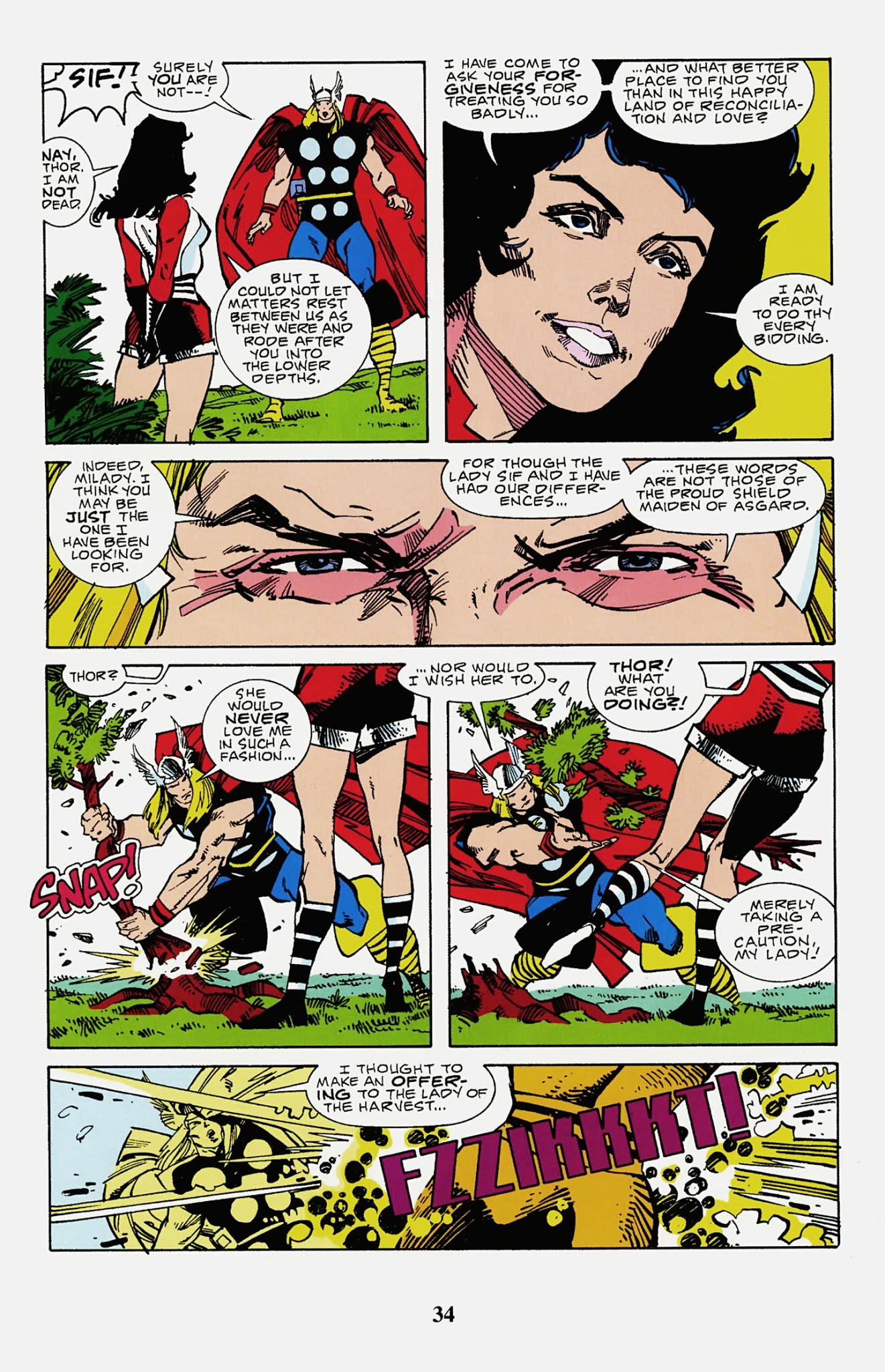 Read online Thor Visionaries: Walter Simonson comic -  Issue # TPB 3 - 36