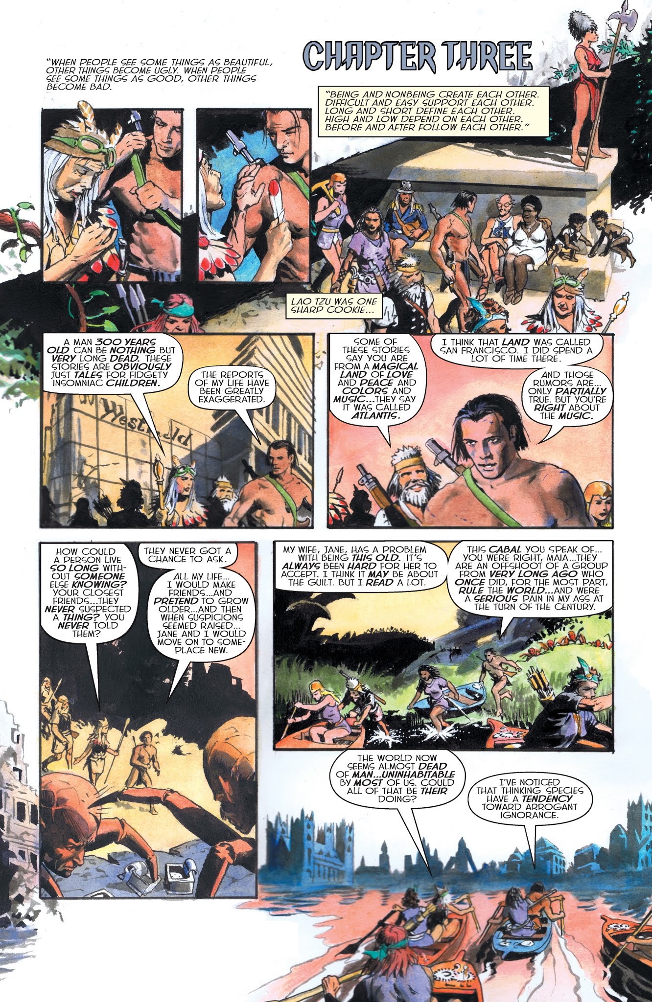 Read online The Once and Future Tarzan comic -  Issue # TPB - 22