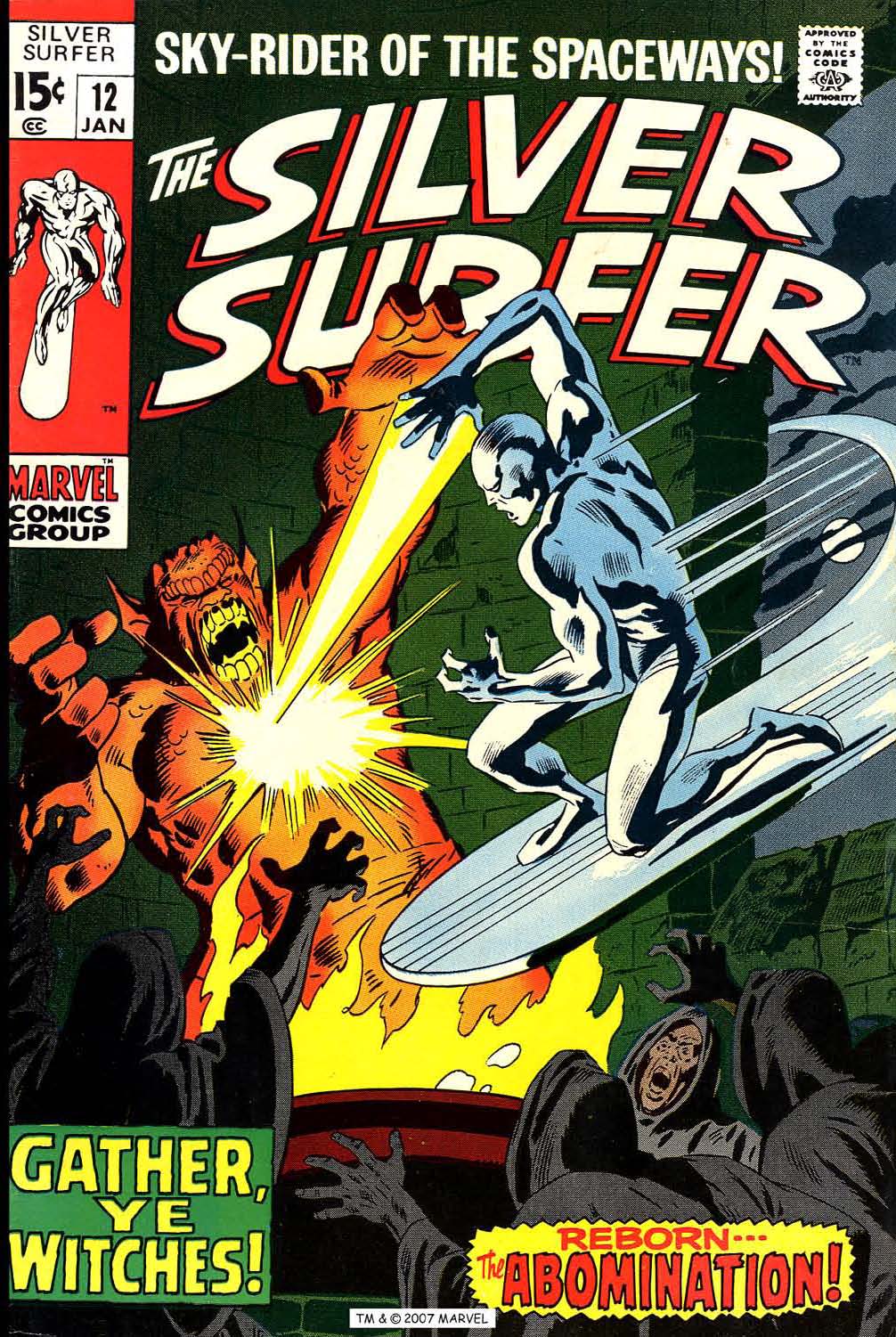 Read online Silver Surfer (1968) comic -  Issue #12 - 1