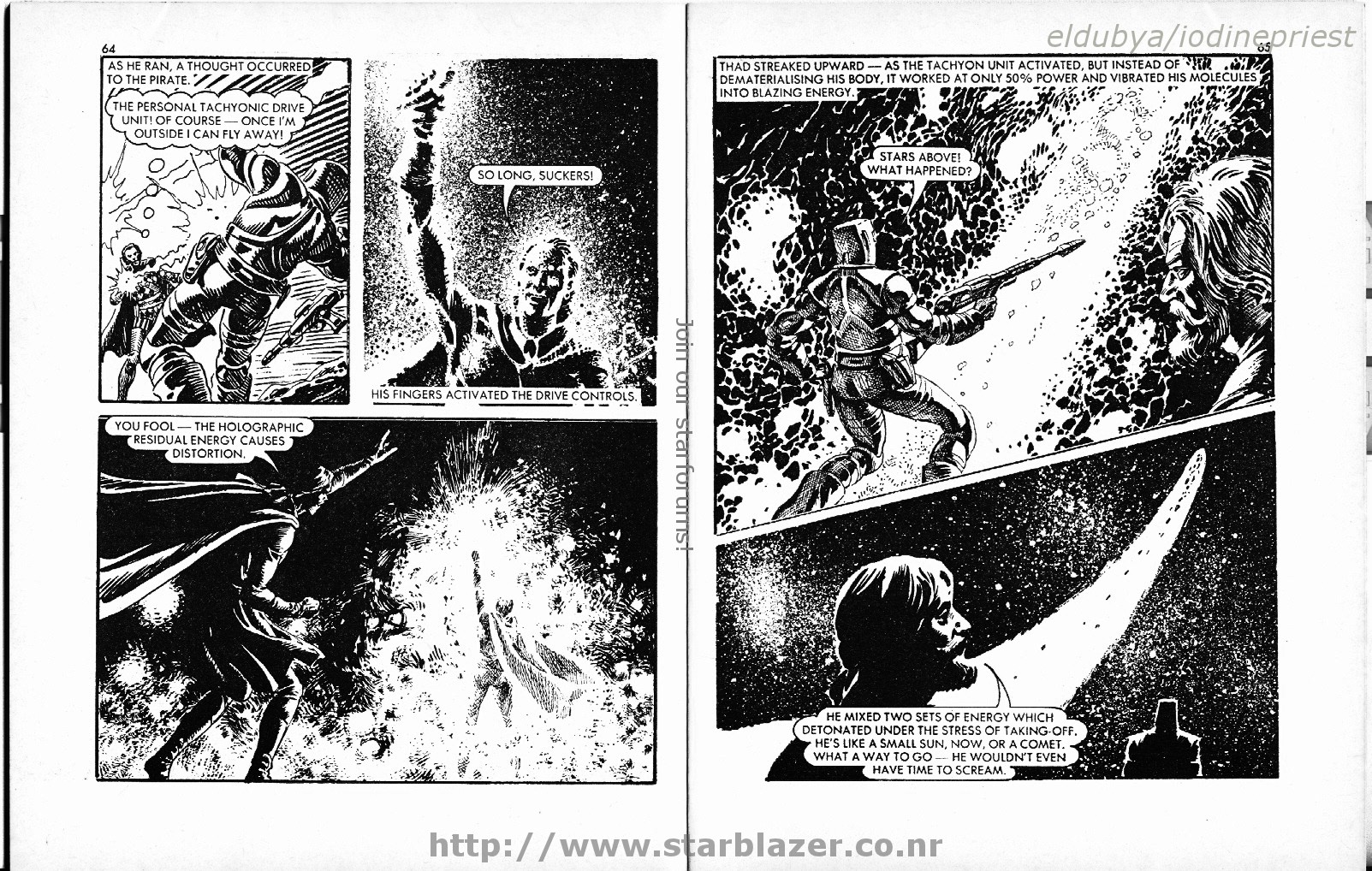 Read online Starblazer comic -  Issue #141 - 34