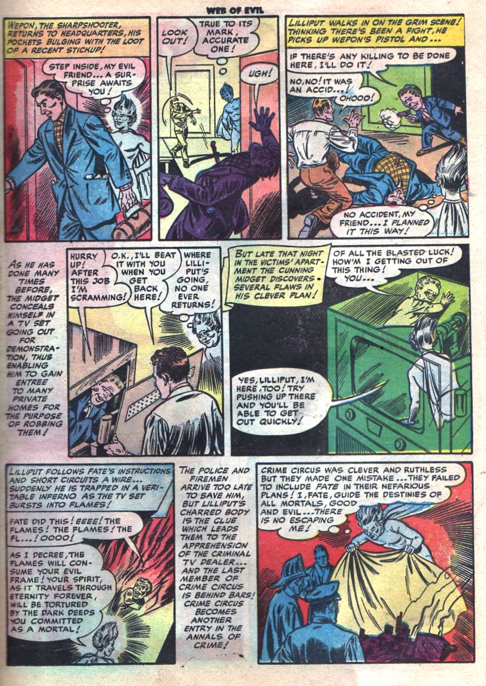 Read online Web of Evil comic -  Issue #4 - 17