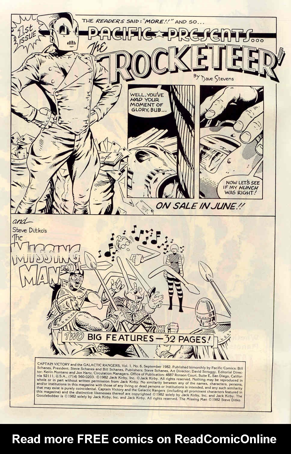 Read online Captain Victory and the Galactic Rangers (1981) comic -  Issue #6 - 2