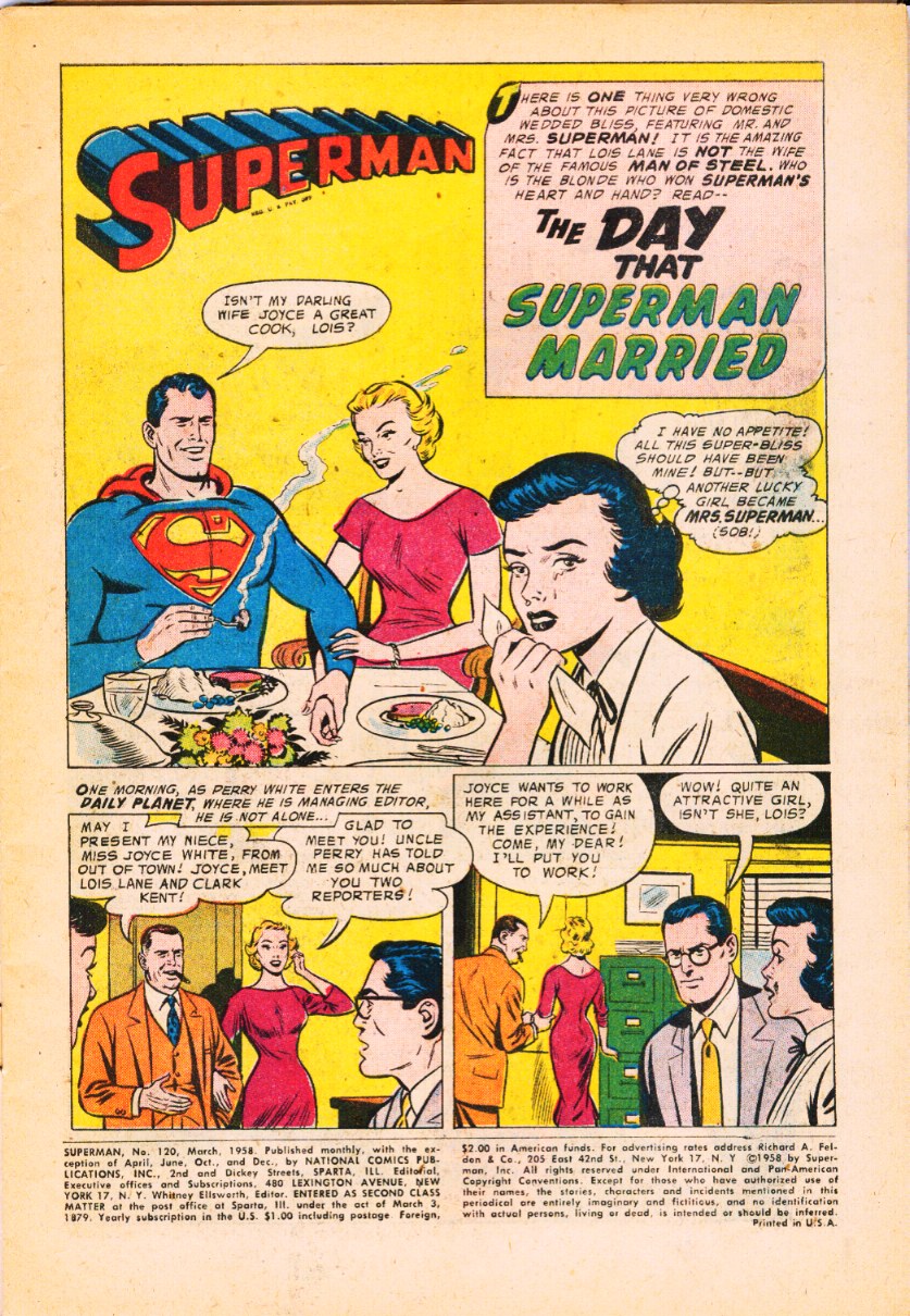 Read online Superman (1939) comic -  Issue #120 - 3