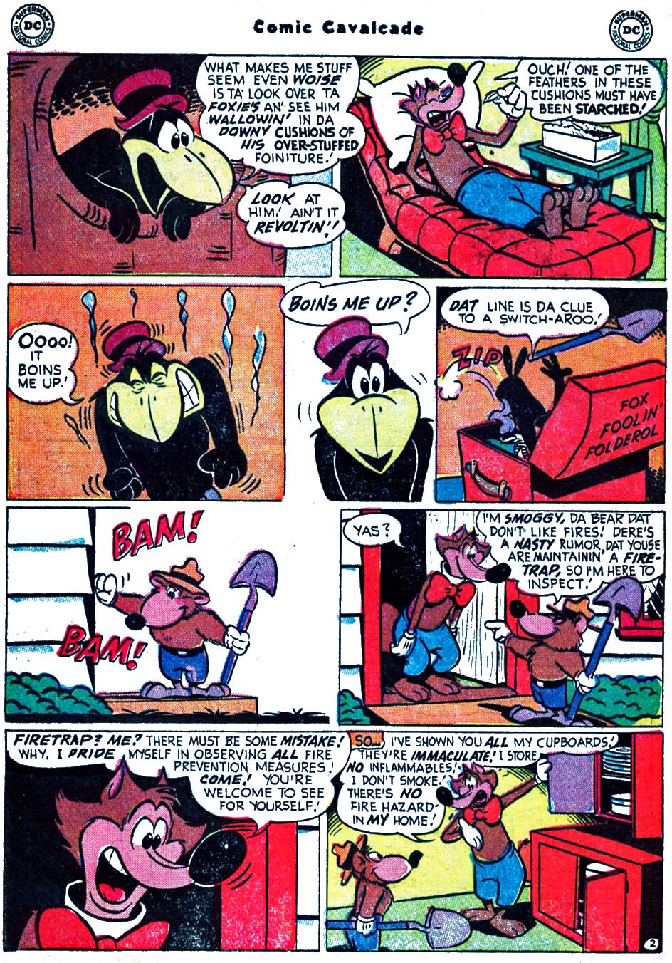 Read online Comic Cavalcade comic -  Issue #63 - 4