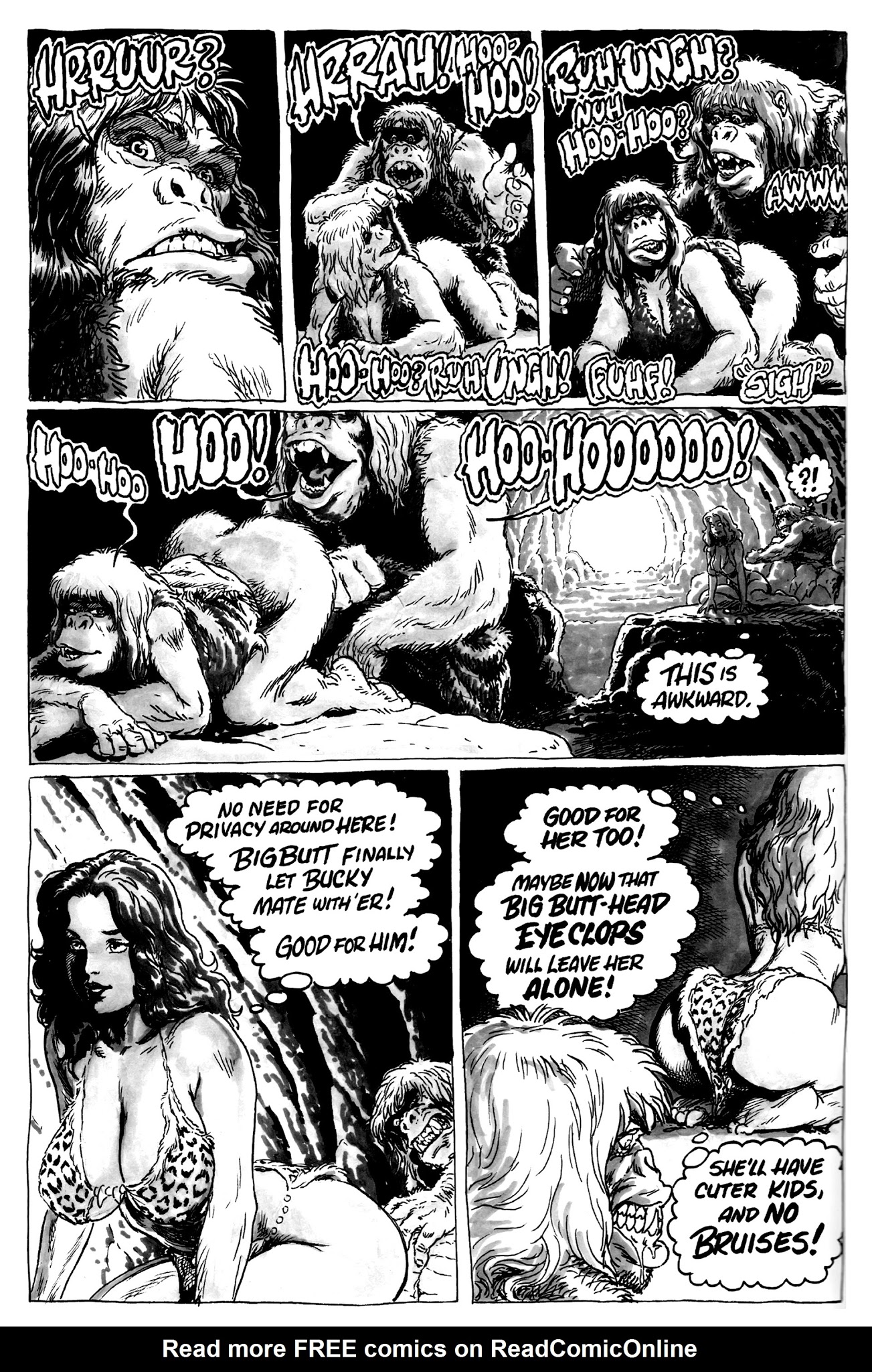 Read online Cavewoman: Prehistoric Pinups comic -  Issue #5 - 6