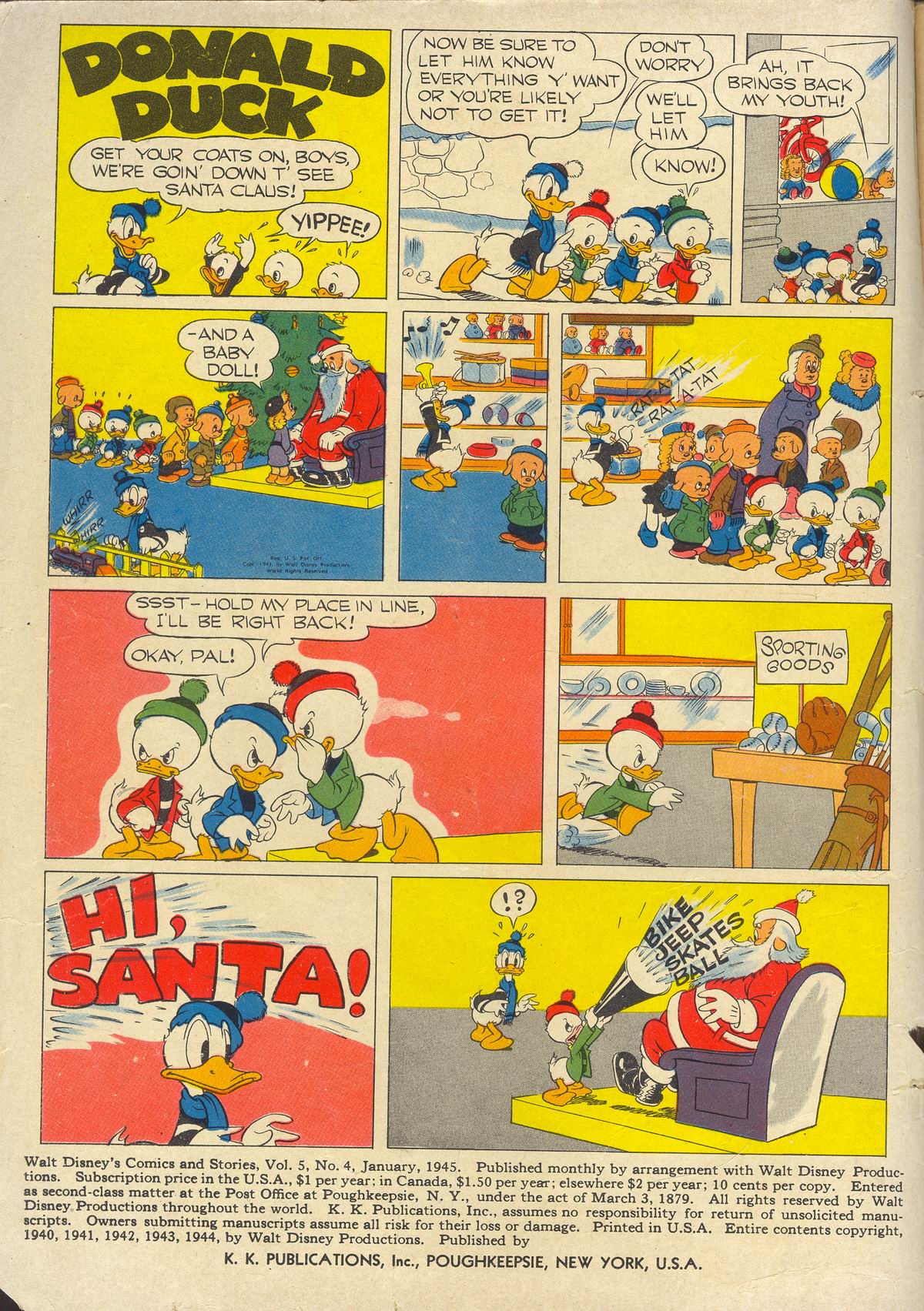 Read online Walt Disney's Comics and Stories comic -  Issue #52 - 2