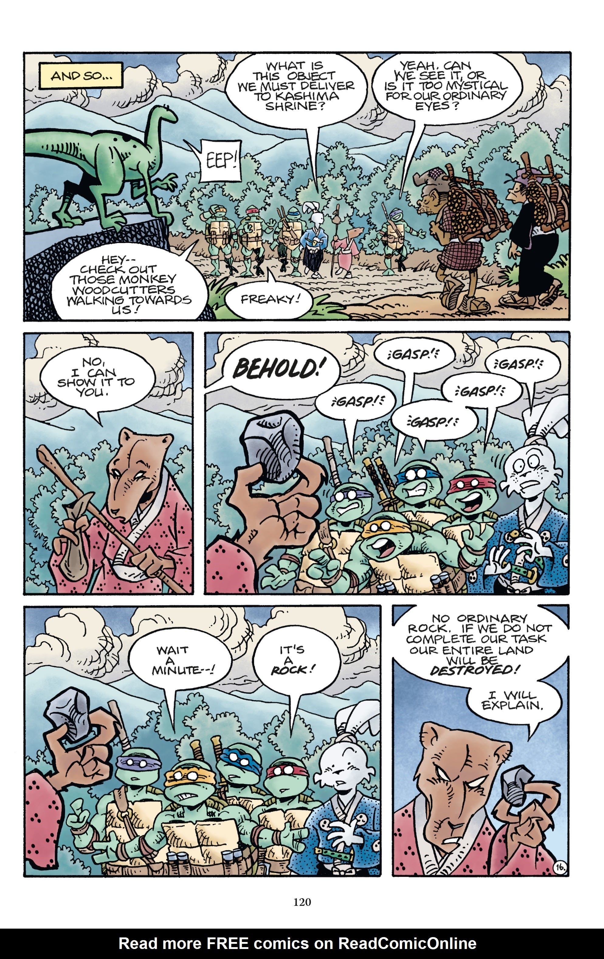 Read online Usagi Yojimbo/Teenage Mutant Ninja Turtles: The Complete Collection comic -  Issue # TPB (Part 2) - 13