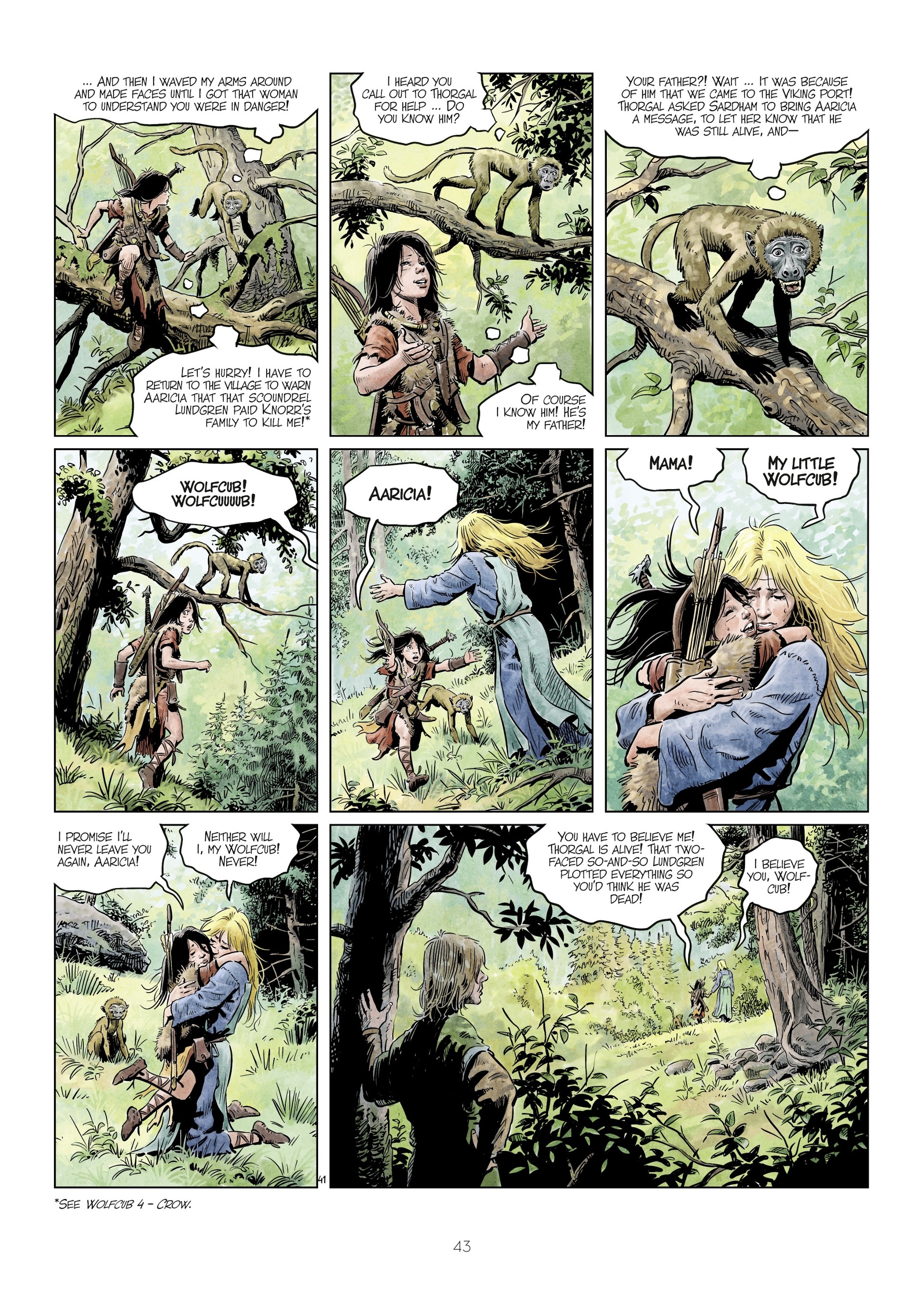 Read online The World of Thorgal: Wolfcub comic -  Issue #5 - 45