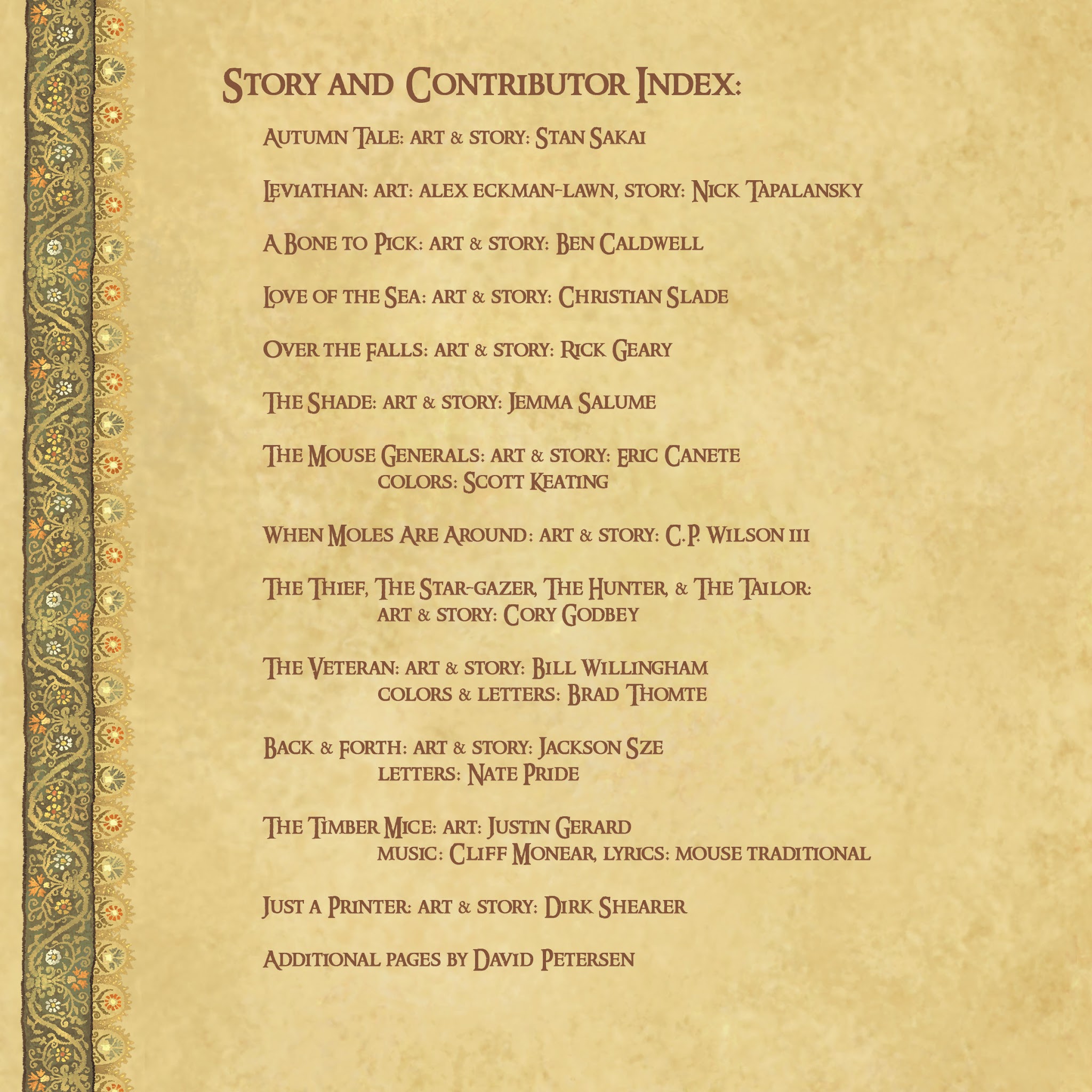 Read online Mouse Guard: Legends of the Guard Volume Two comic -  Issue # TPB - 9