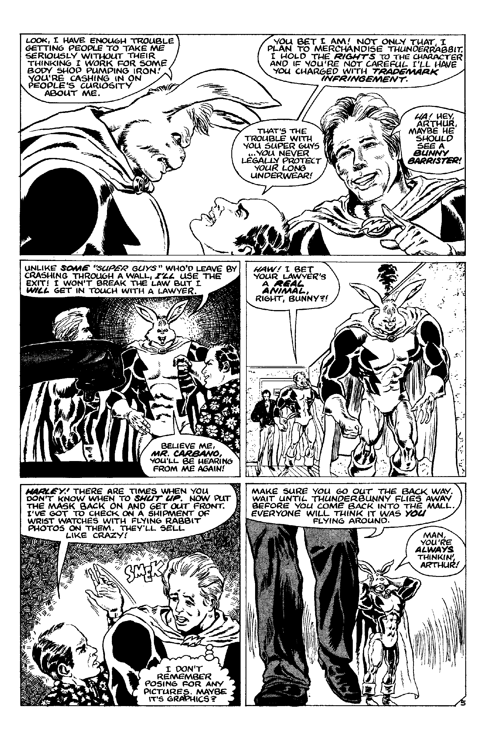 Read online Thunderbunny comic -  Issue #6 - 7