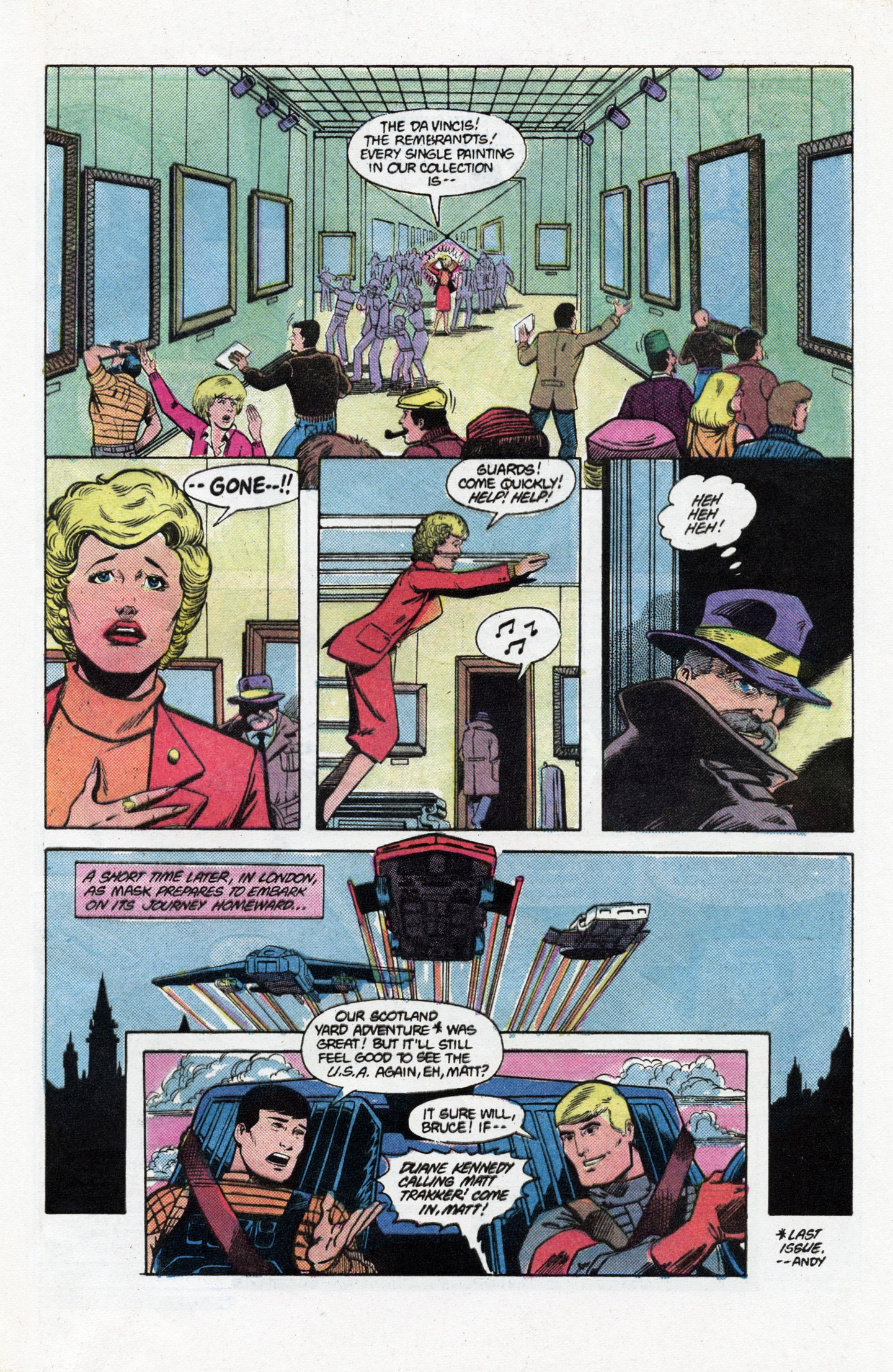 Read online MASK comic -  Issue #4 - 4