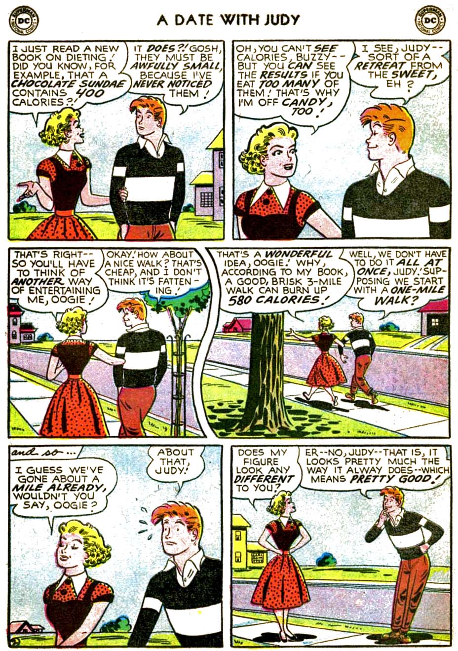 Read online A Date with Judy comic -  Issue #50 - 4