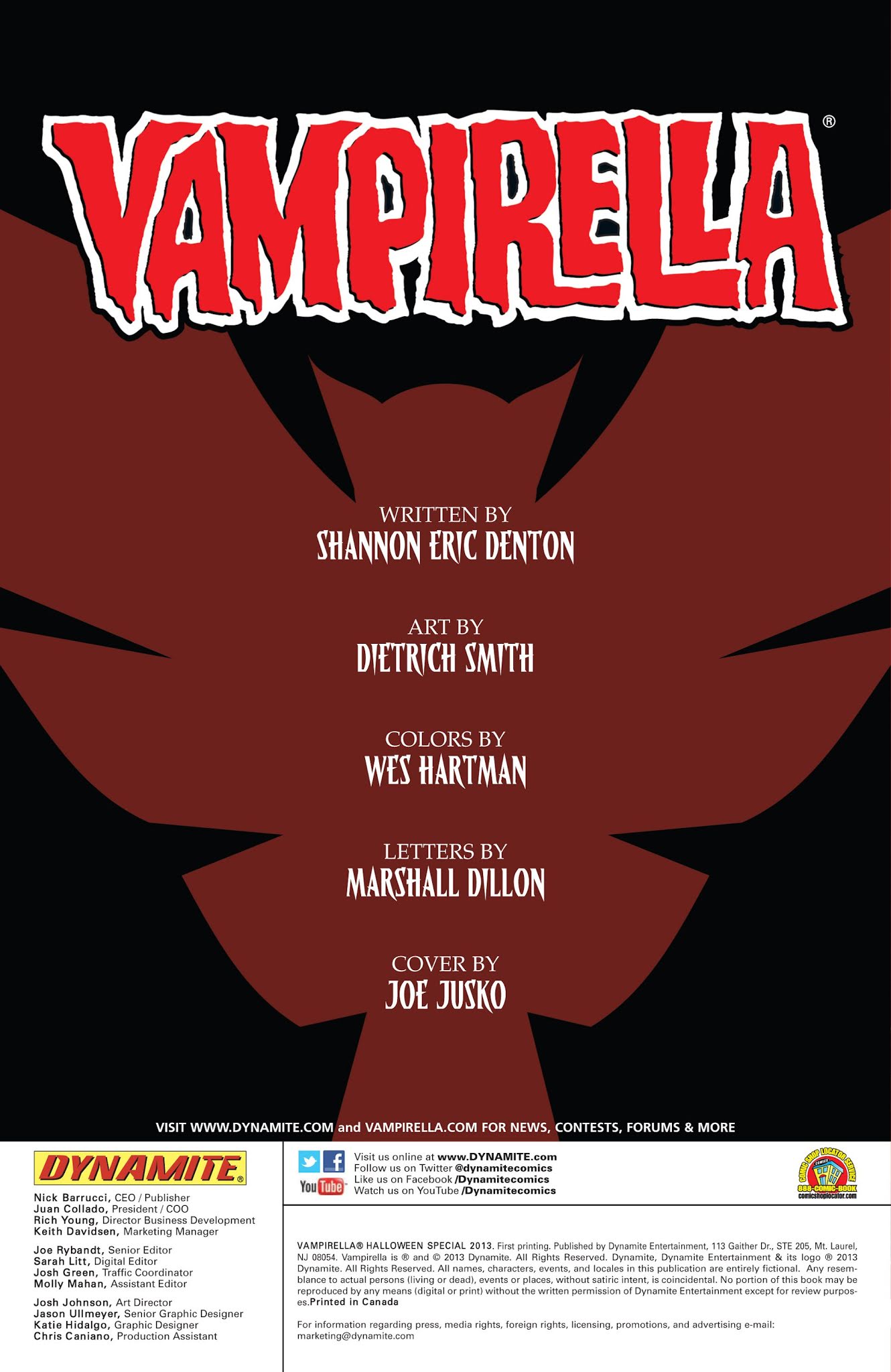 Read online Vampirella Halloween Special 2013 comic -  Issue # Full - 2