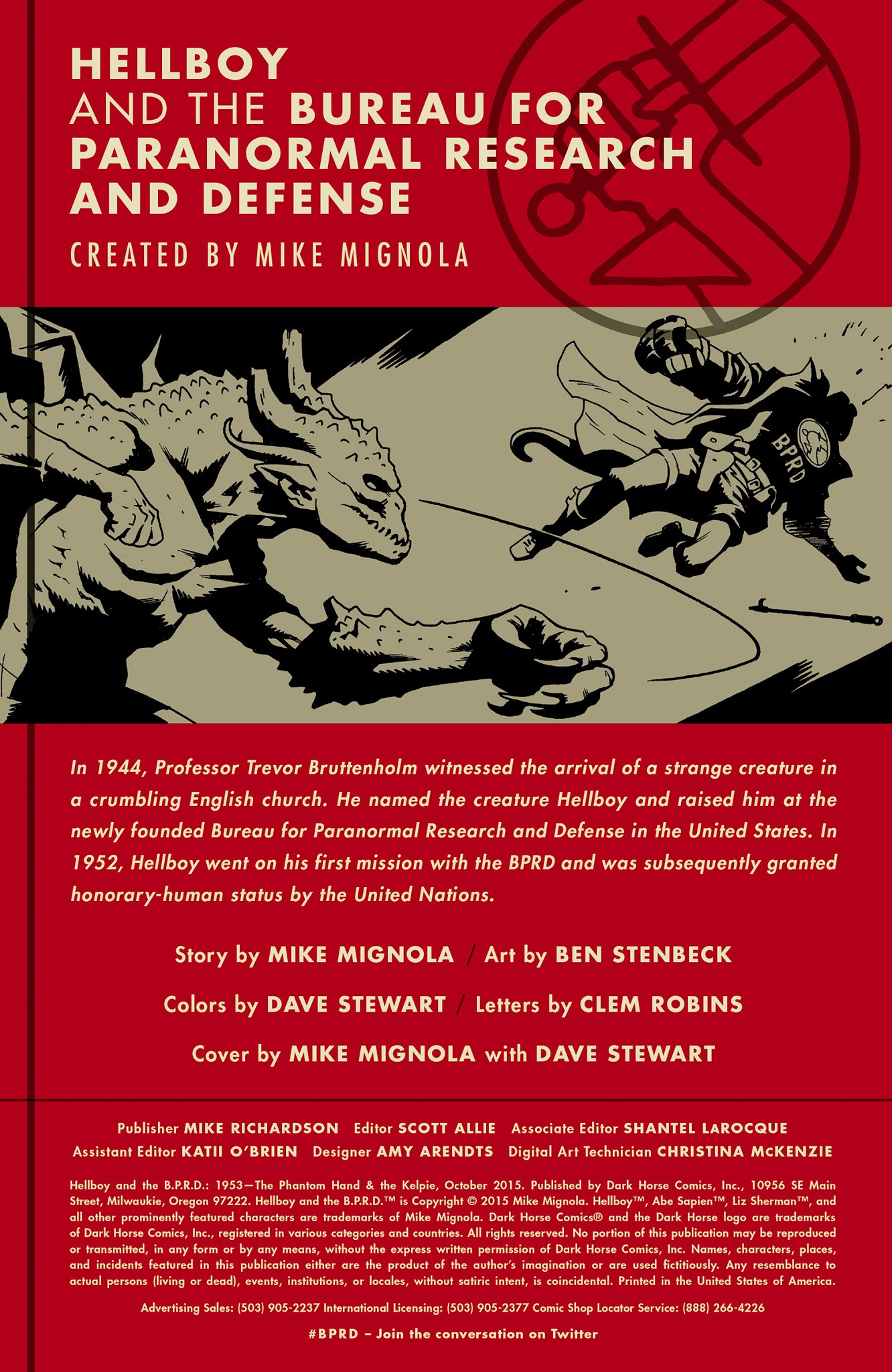 Read online Hellboy and the B.P.R.D.: 1953 - The Phantom Hand & the Kelpie comic -  Issue # Full - 2