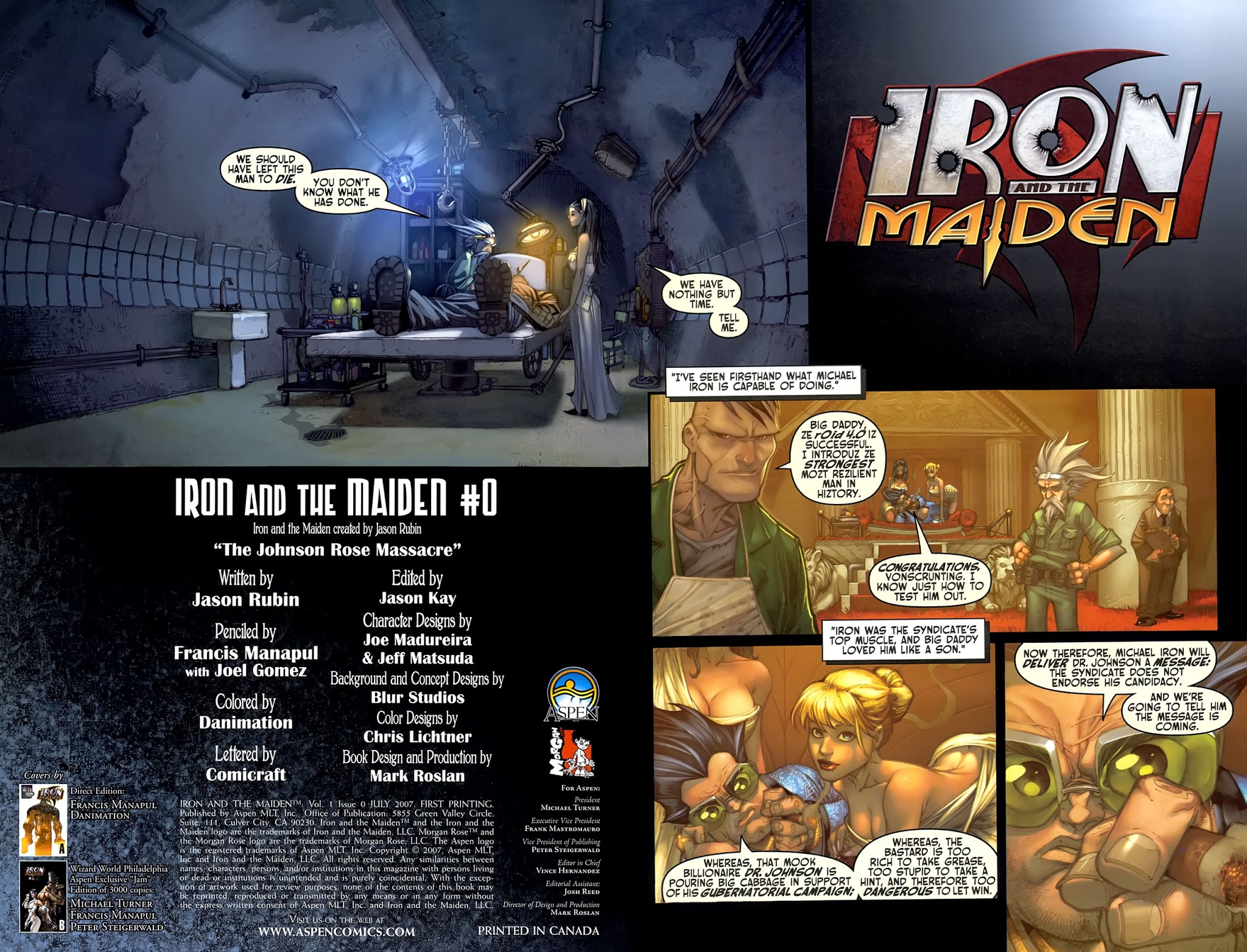 Read online Iron and the Maiden comic -  Issue #0 - 2